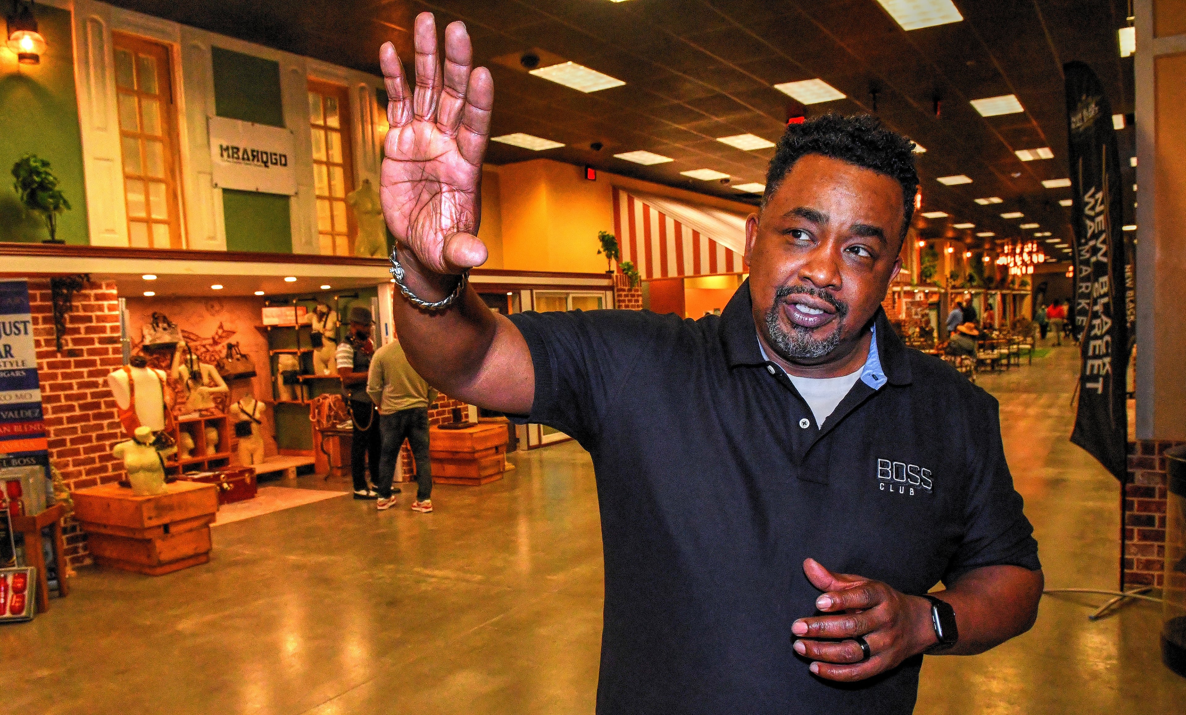 New Black Wall Street Market Director Matt Hampton talked about future development and ongoing construction projects and clients in 2021. (Chris Hunt for the AJC)