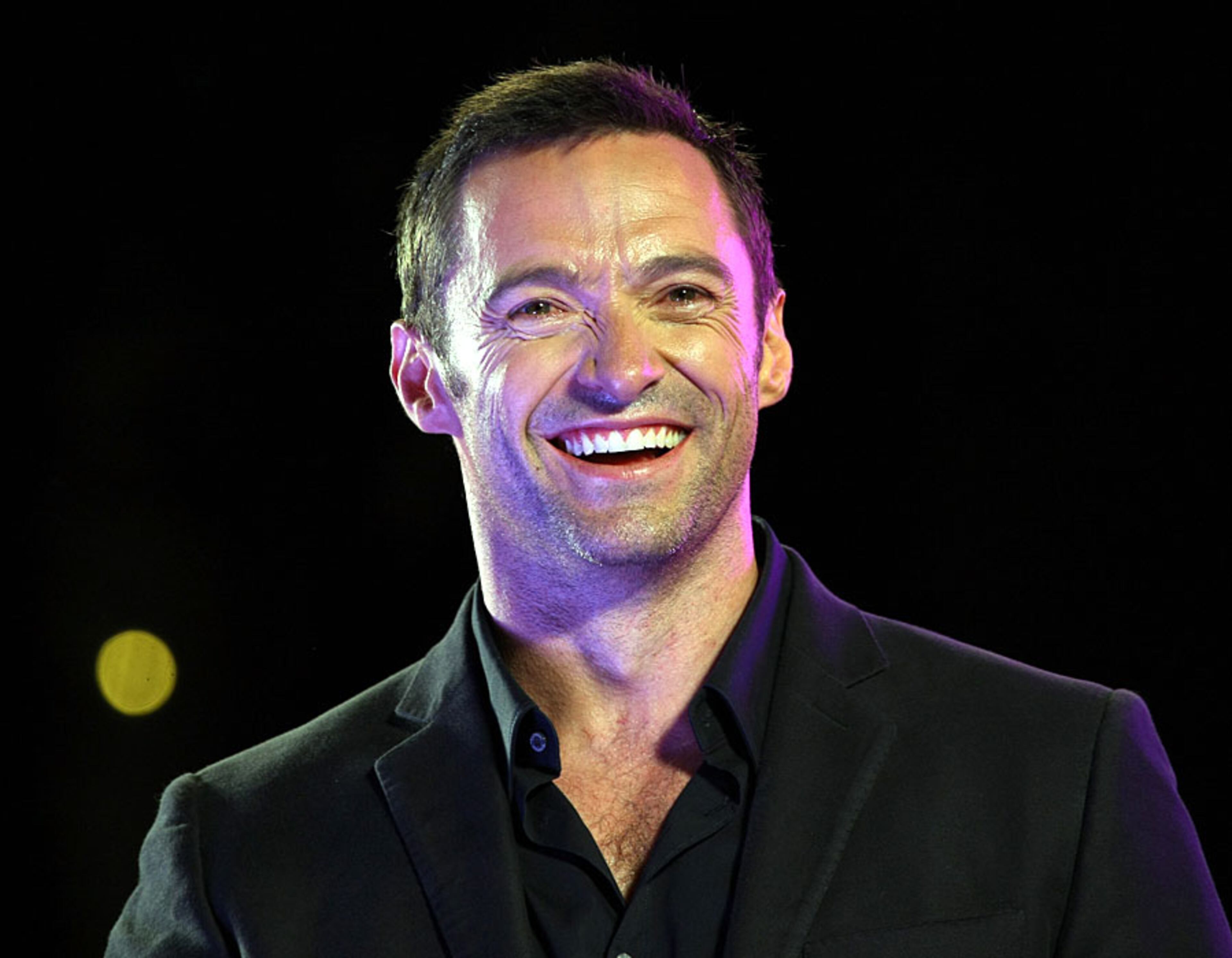 This star can sing, dance and flash a weapon other than his scruffy looks and biceps. He is known for his role as Wolverine in the "X-Men" film series.