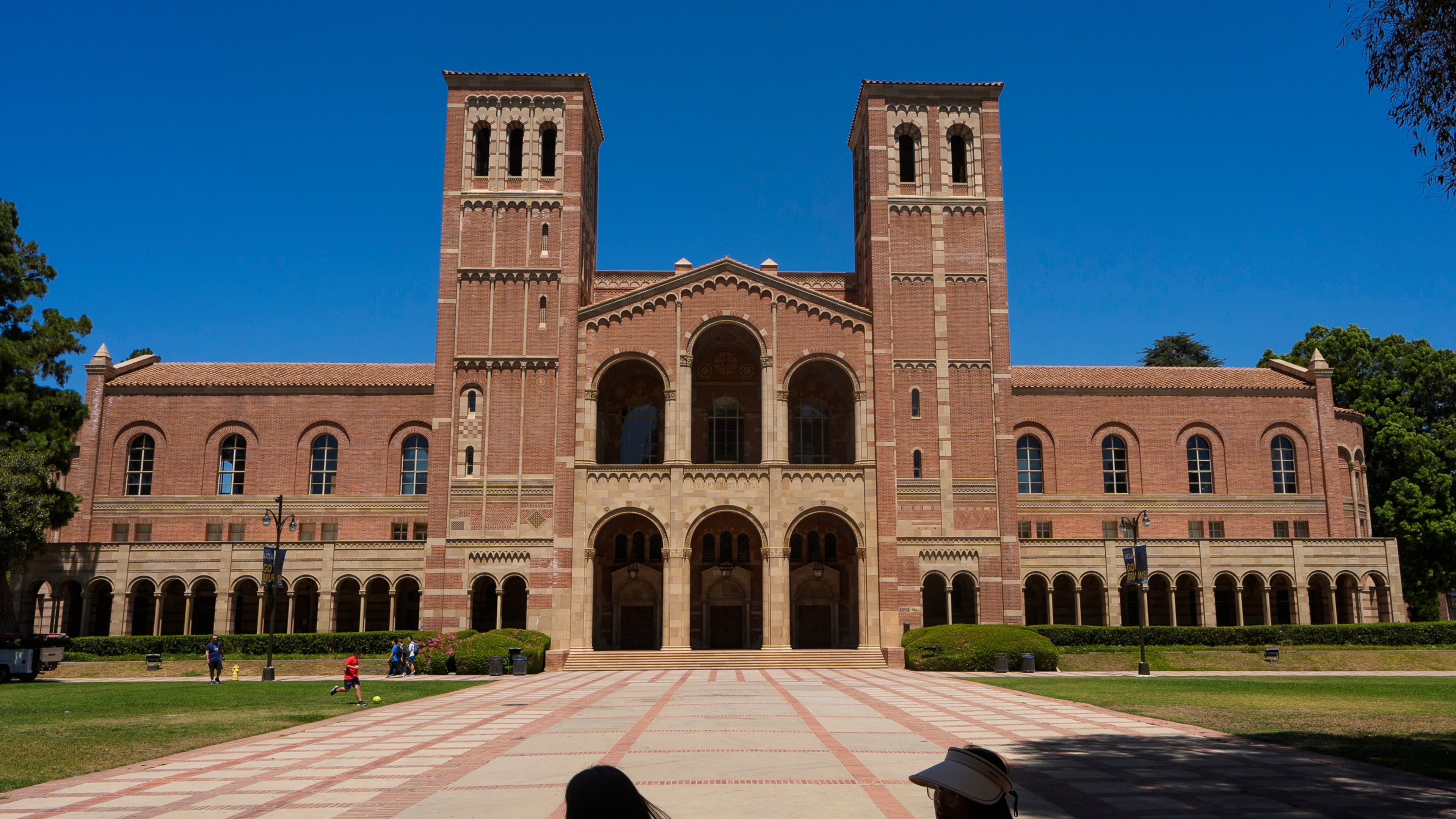 FILE - Royce Hall on University of California, Los Angeles, campus is seen in Los Angeles on Aug. 15, 2024. (AP Photo/Damian Dovarganes, File)
