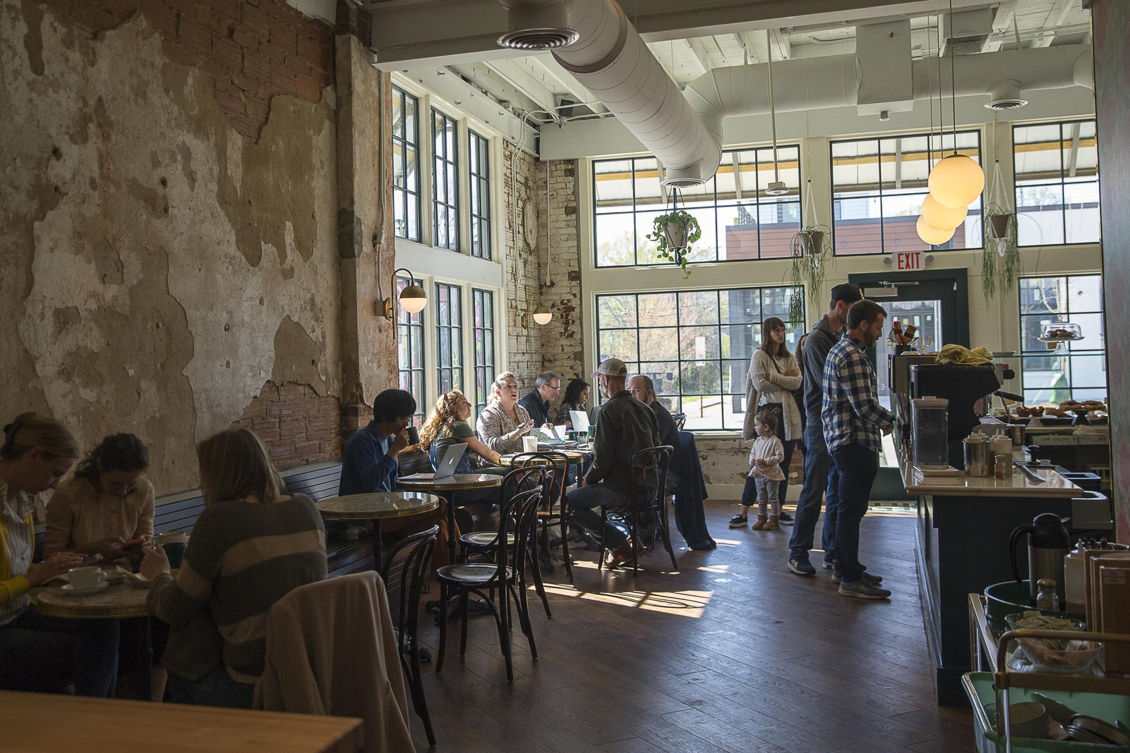 The interior of Little Tart Bakeshop in the Summerhill community.