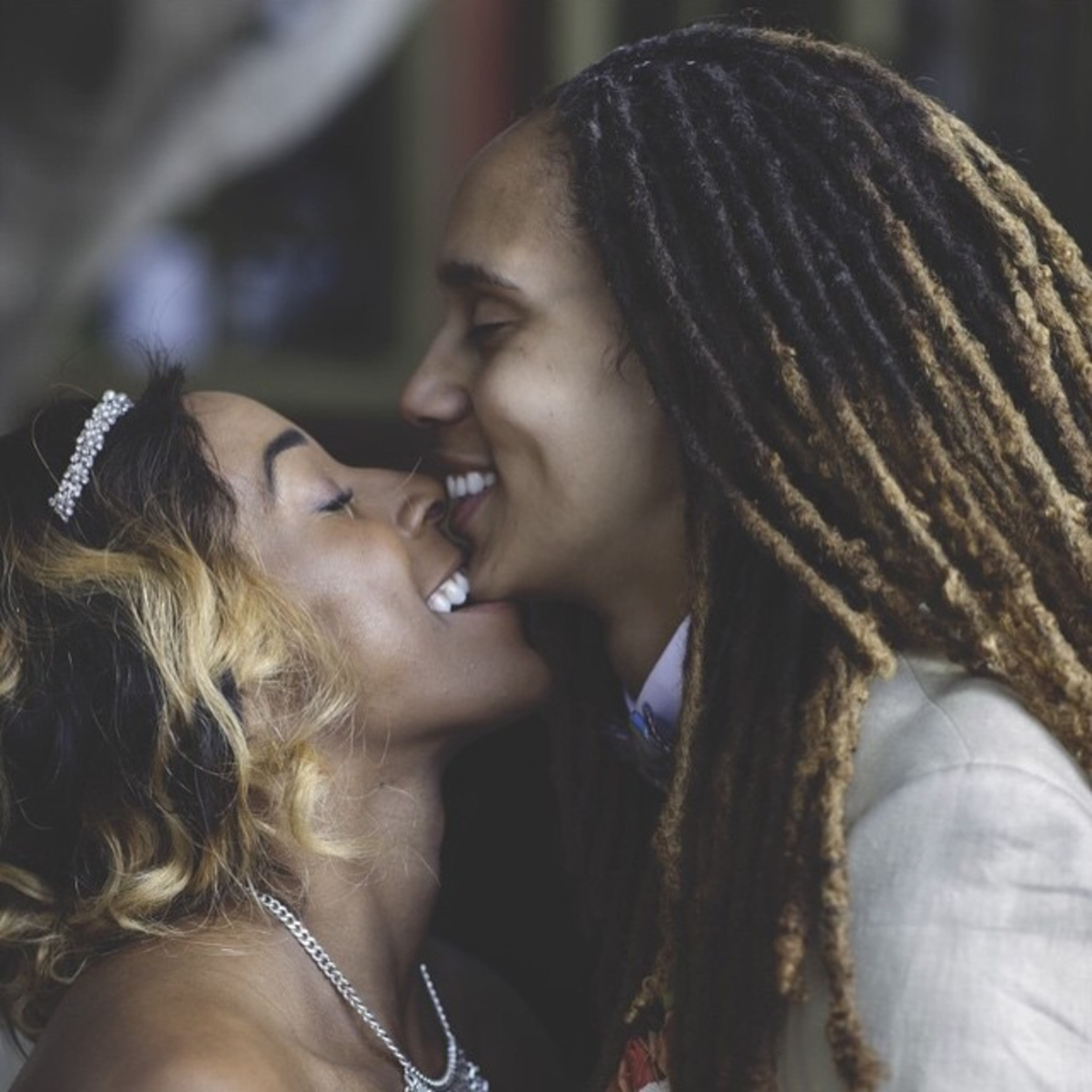 JUNE: WNBA players Brittney Griner and Glory Johnson, who married in May, announced they're expecting their first child together.