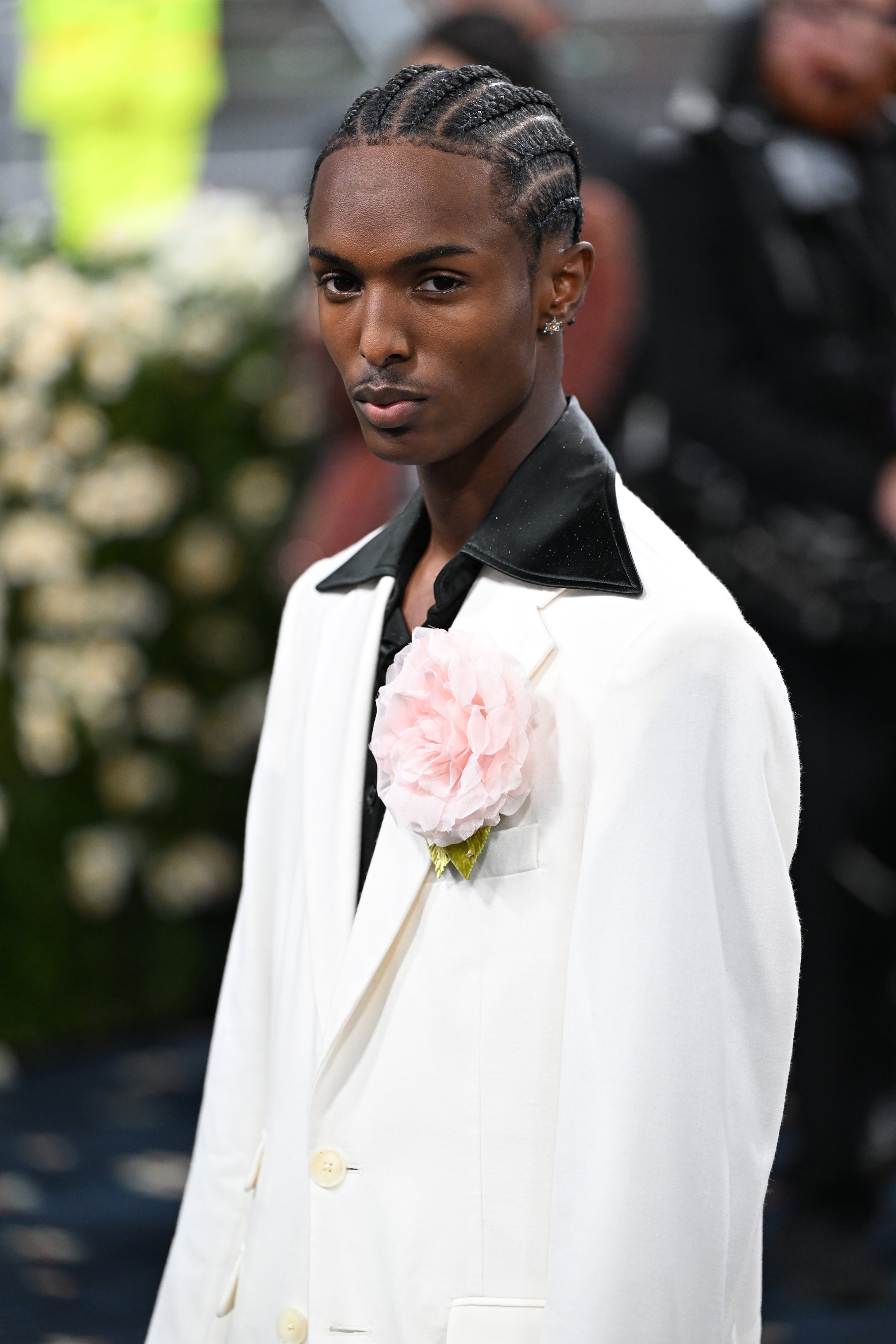 Christian Latchman at the Metropolitan Museum of Art's Costume Institute benefit gala in New York, May 5, 2025. (Nina Westervelt/The New York Times)