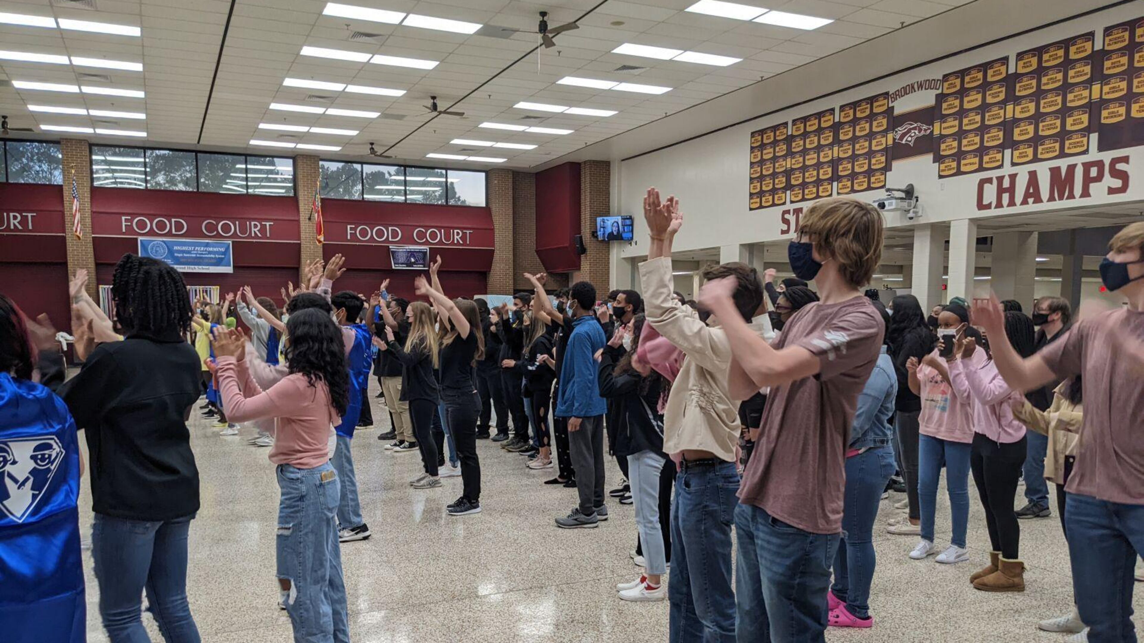 Brookwood High School’s Student Government Association (SGA) raised more than $37,000 through a variety of events such as the SGA Movie Night, Haunted F-Hall, Homecoming, and its signature event, Miracle Marathon. It’s the largest amount collected in school history in support of Children’s Healthcare of Atlanta.