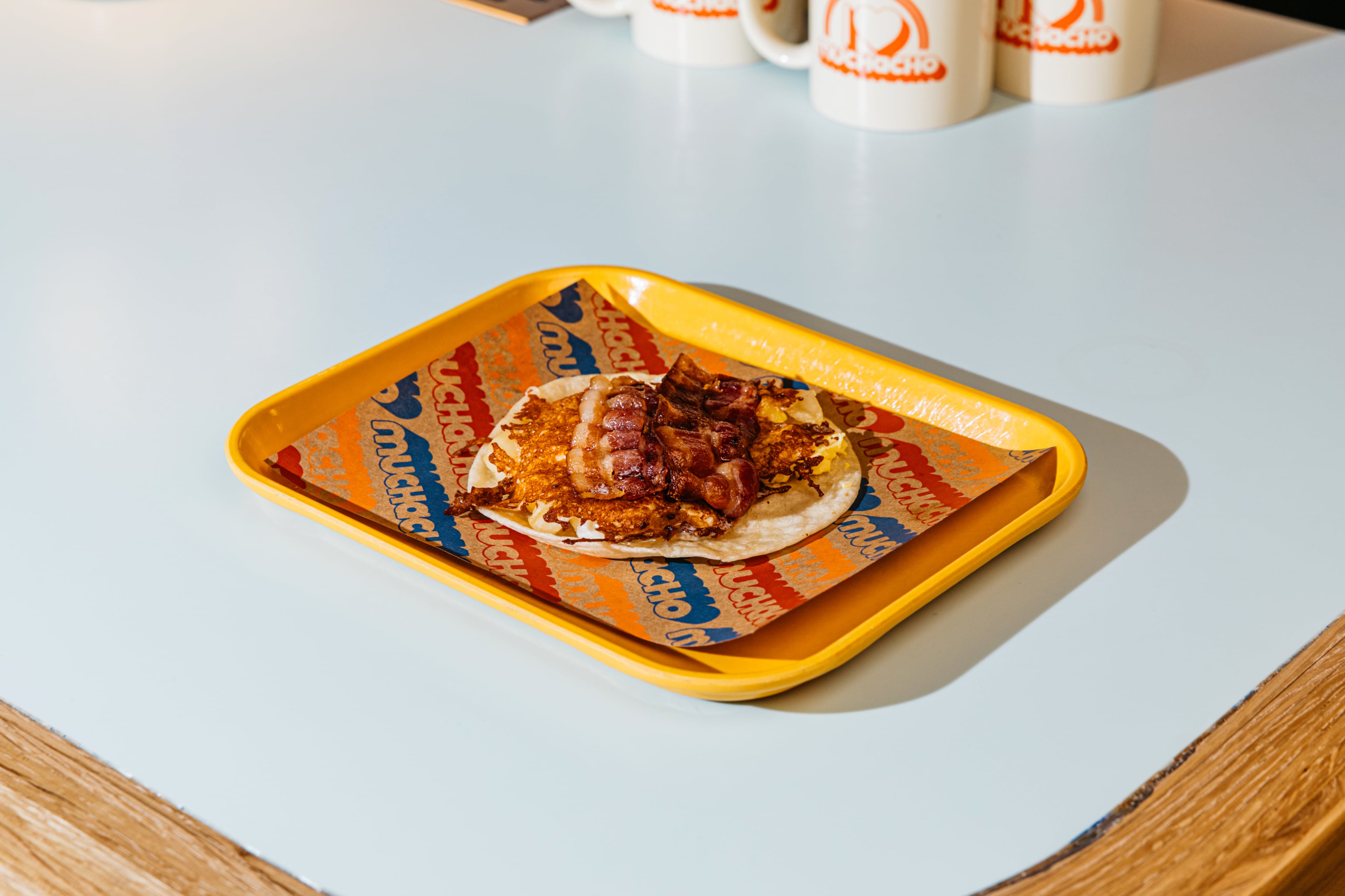 Muchacho’s food, such as their breakfast taco, is approachable and value-oriented. (Courtesy of Luke Beard/Muchacho)