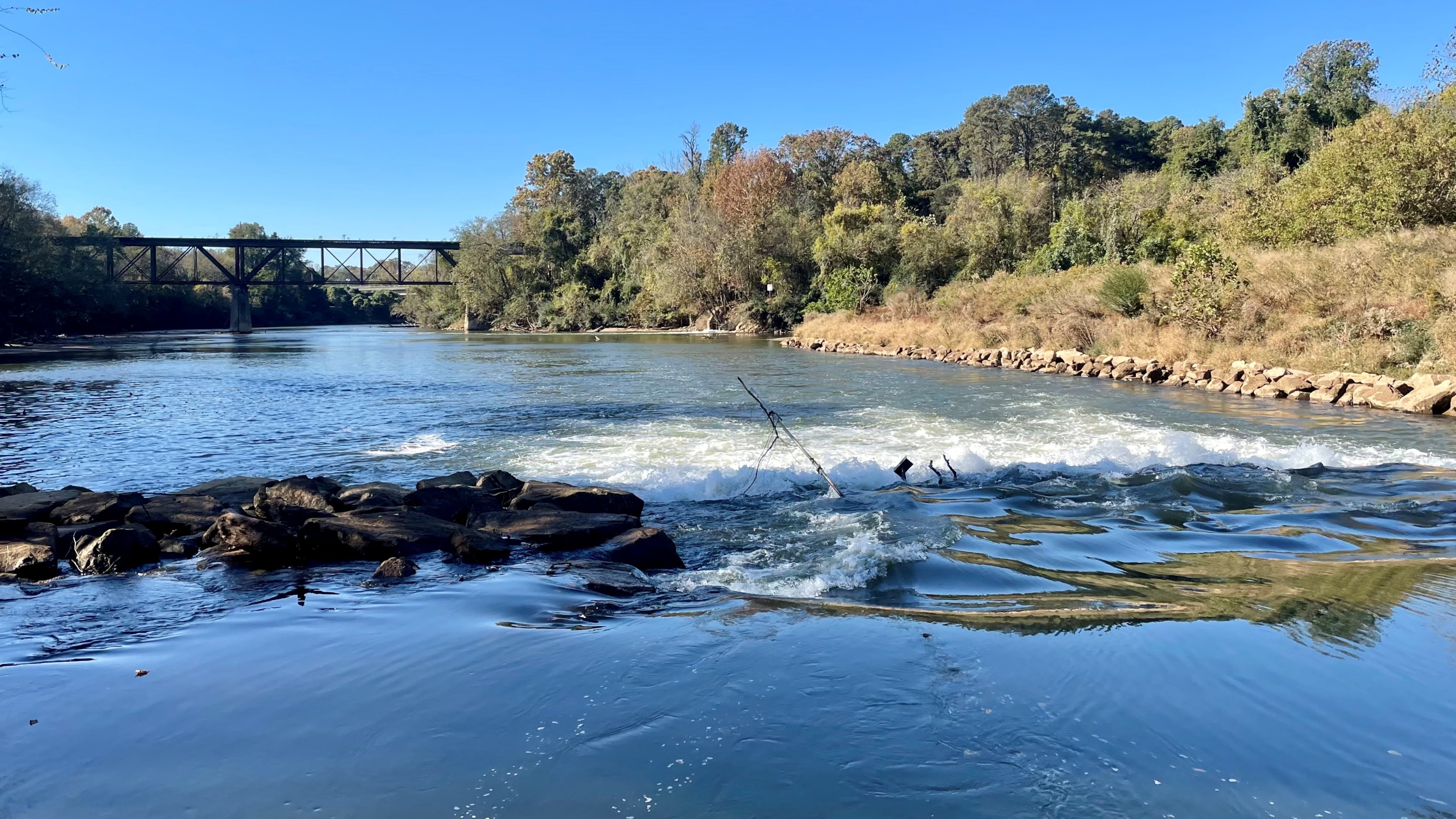 Kayakers will soon be able to launch off of a new Chattahoochee River access point at Standing Peachtree Greenspace in the upper west side of the city. The new public pathway is the start of a 48-mile camp and paddle trail system that will connect communities throughout metro Atlanta.