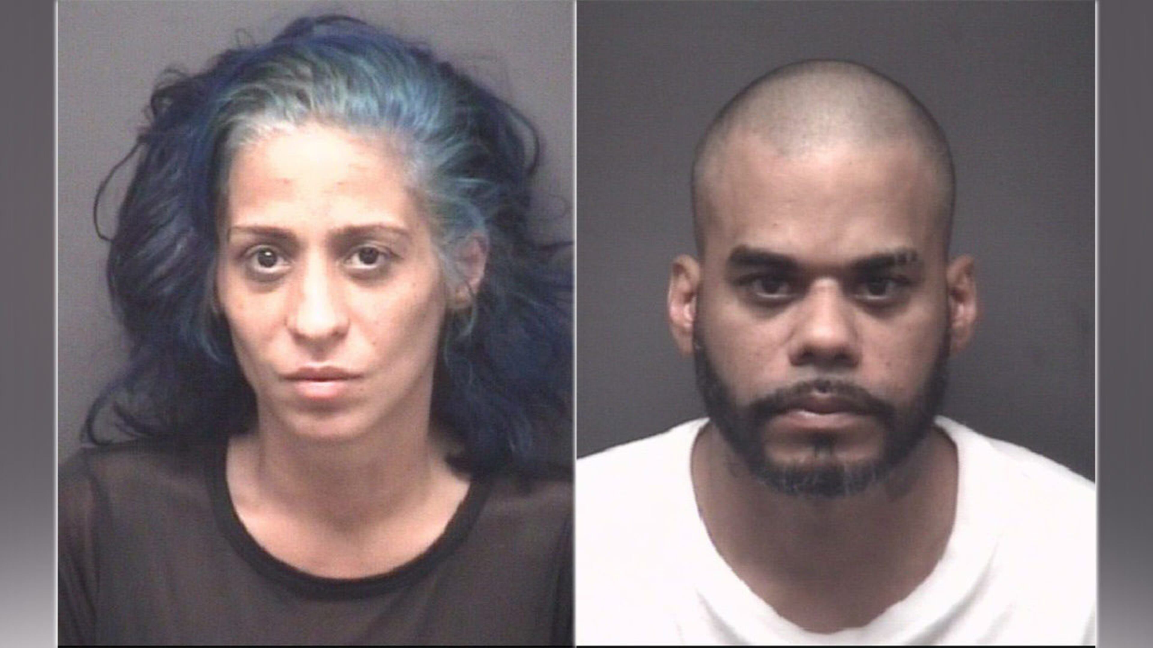 FBI officials arrested Circe Baez, 35, and Alexis Morales, 38, Sunday at the Charlotte Speedway Inn & Suites in connection with four bank robberies across the East Coast.