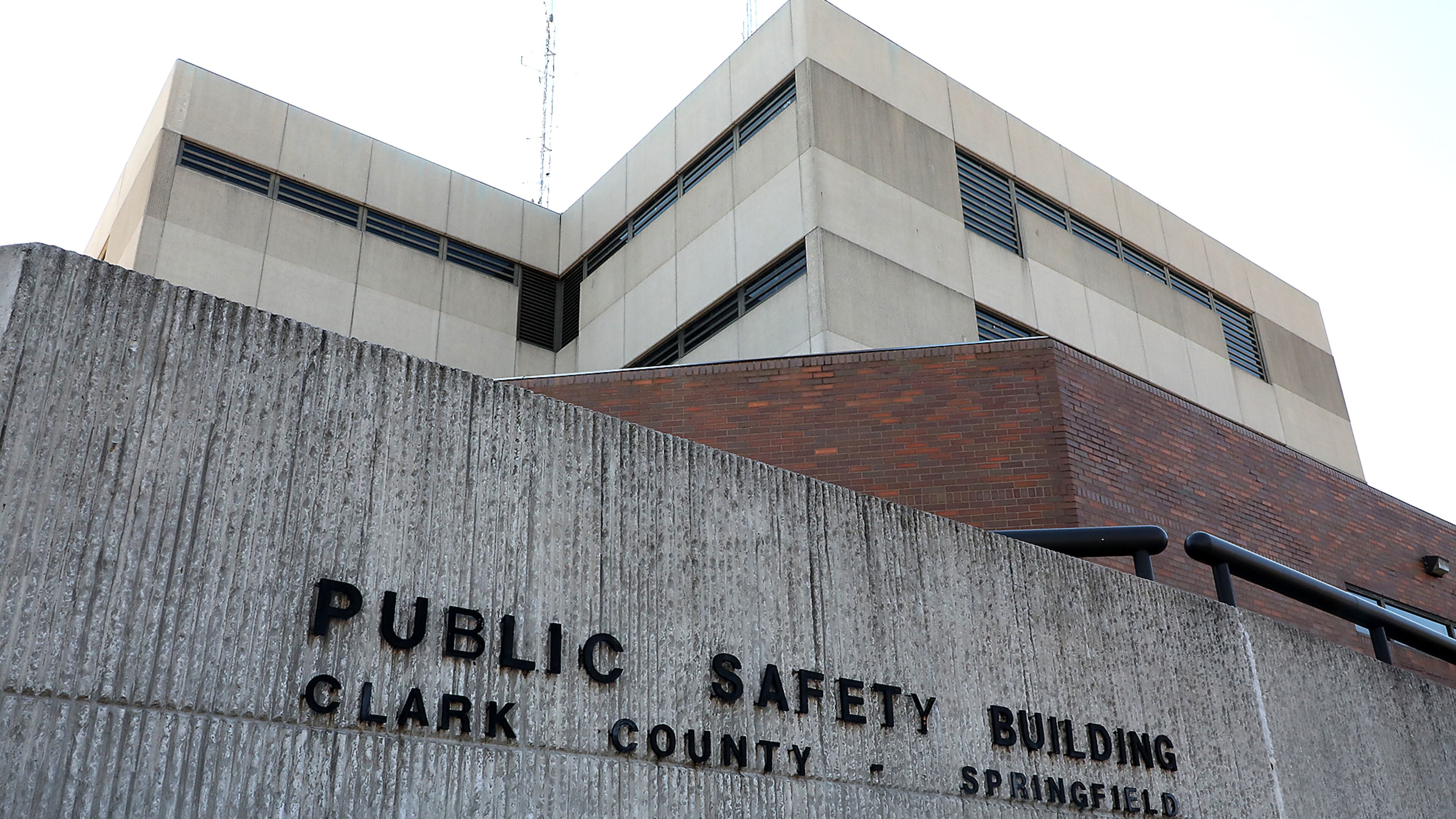 An inmate at the Clark County Jail was found hanging in his cell before deputies cut him down and gave him CPR on Tuesday morning. BILL LACKEY/STAFF.