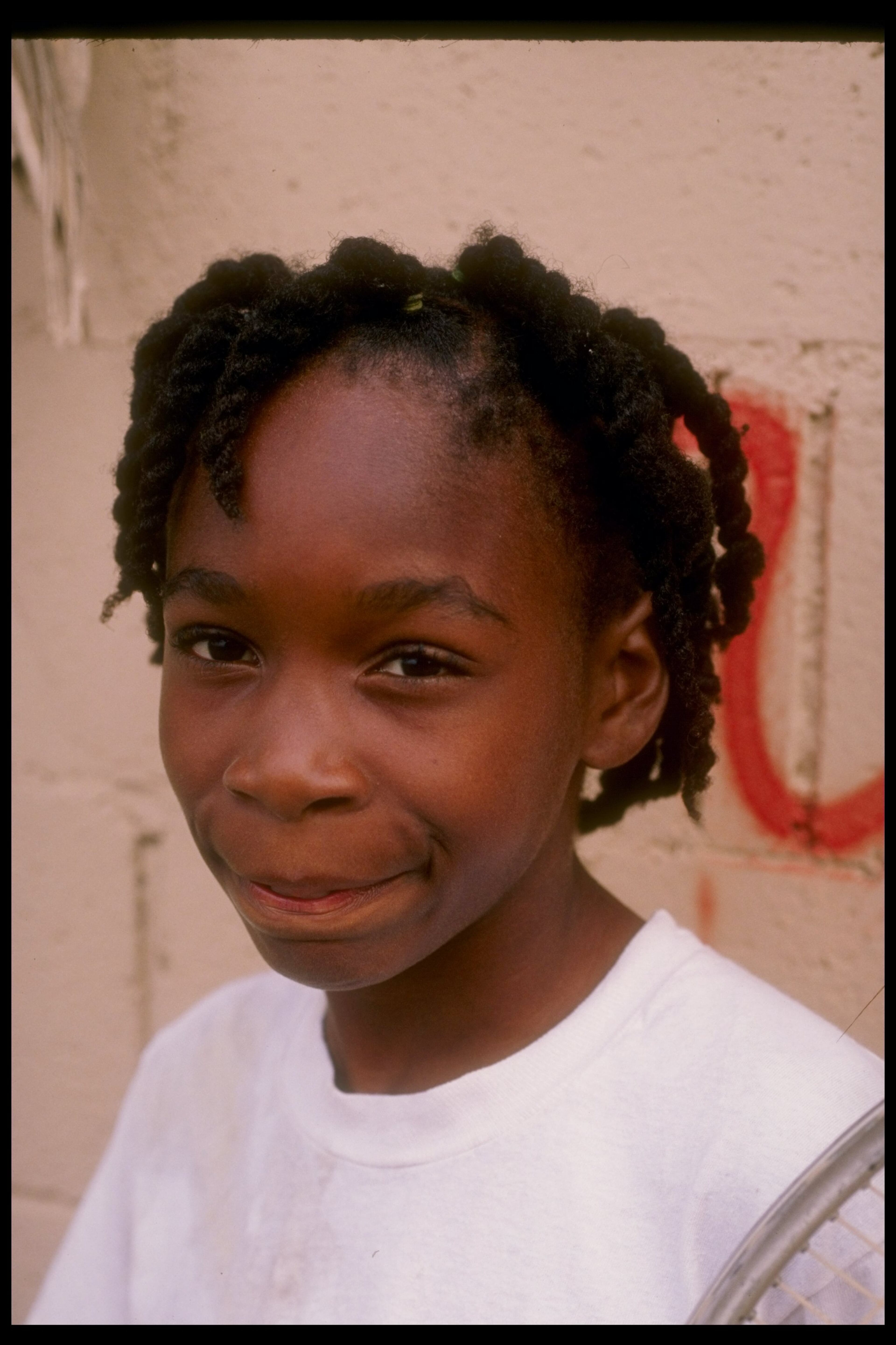 1990: Portrait of Venus Williams of the United States. (Ken Levine/Getty Images Sports)