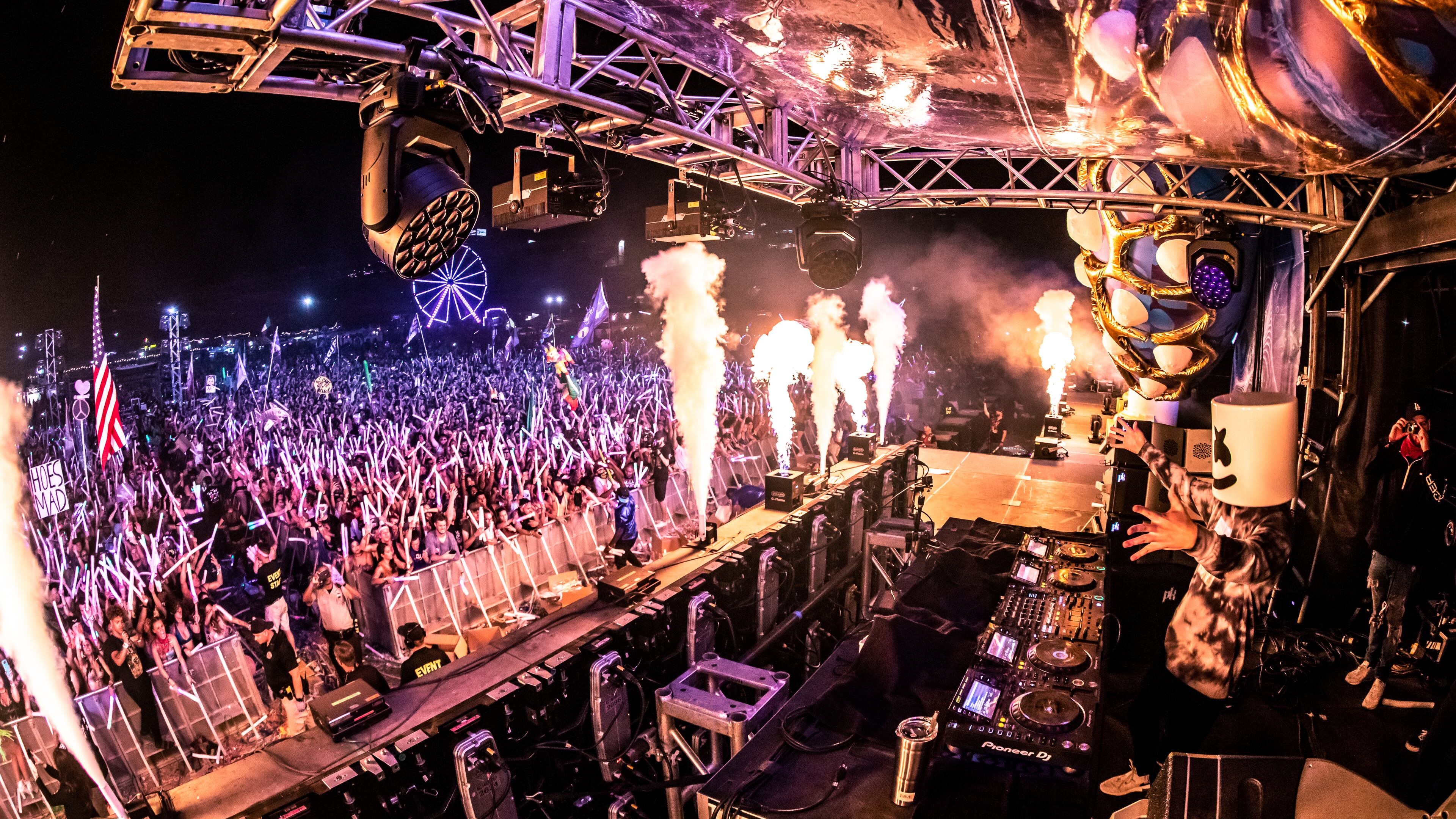 EDM star Marshmello performed at the 2019 Imagine Music Festival in Atlanta. Photo: DV Photo Video