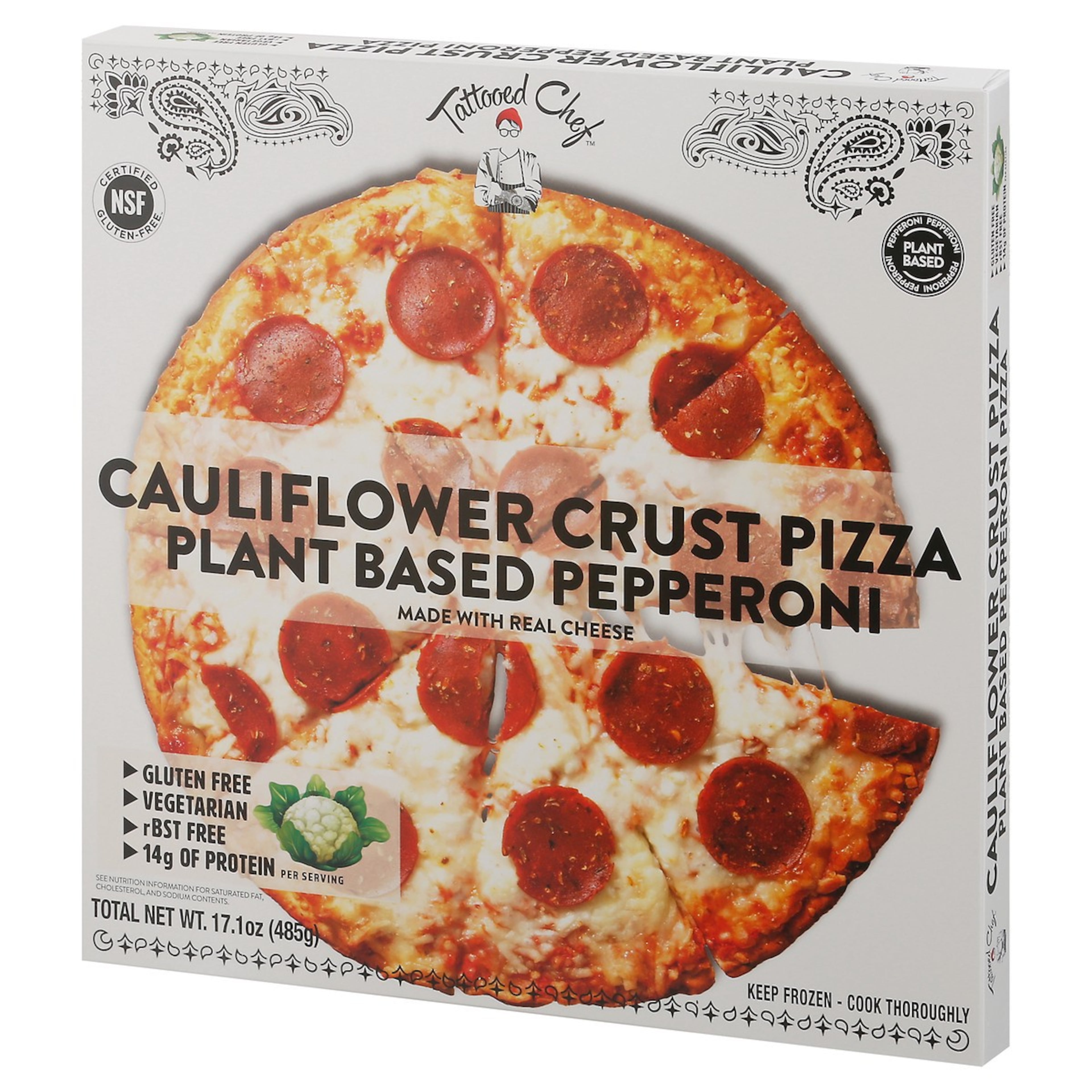 Although Tattooed Chef bounced back from bankruptcy, the company is currently not offering pizza as part of its frozen foods lineup. (Courtesy)