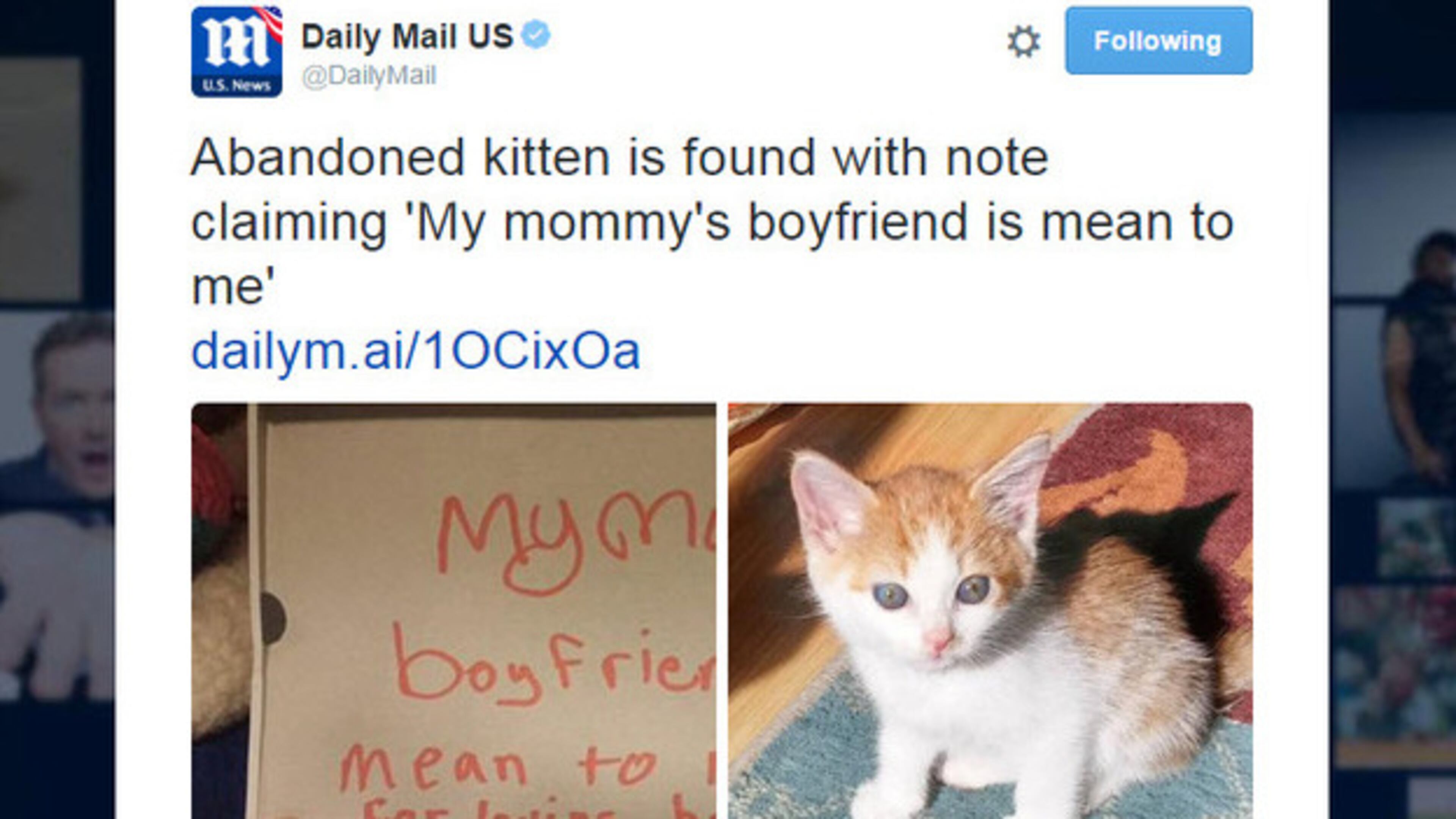 Photo credit: Daily Mail via Twitter