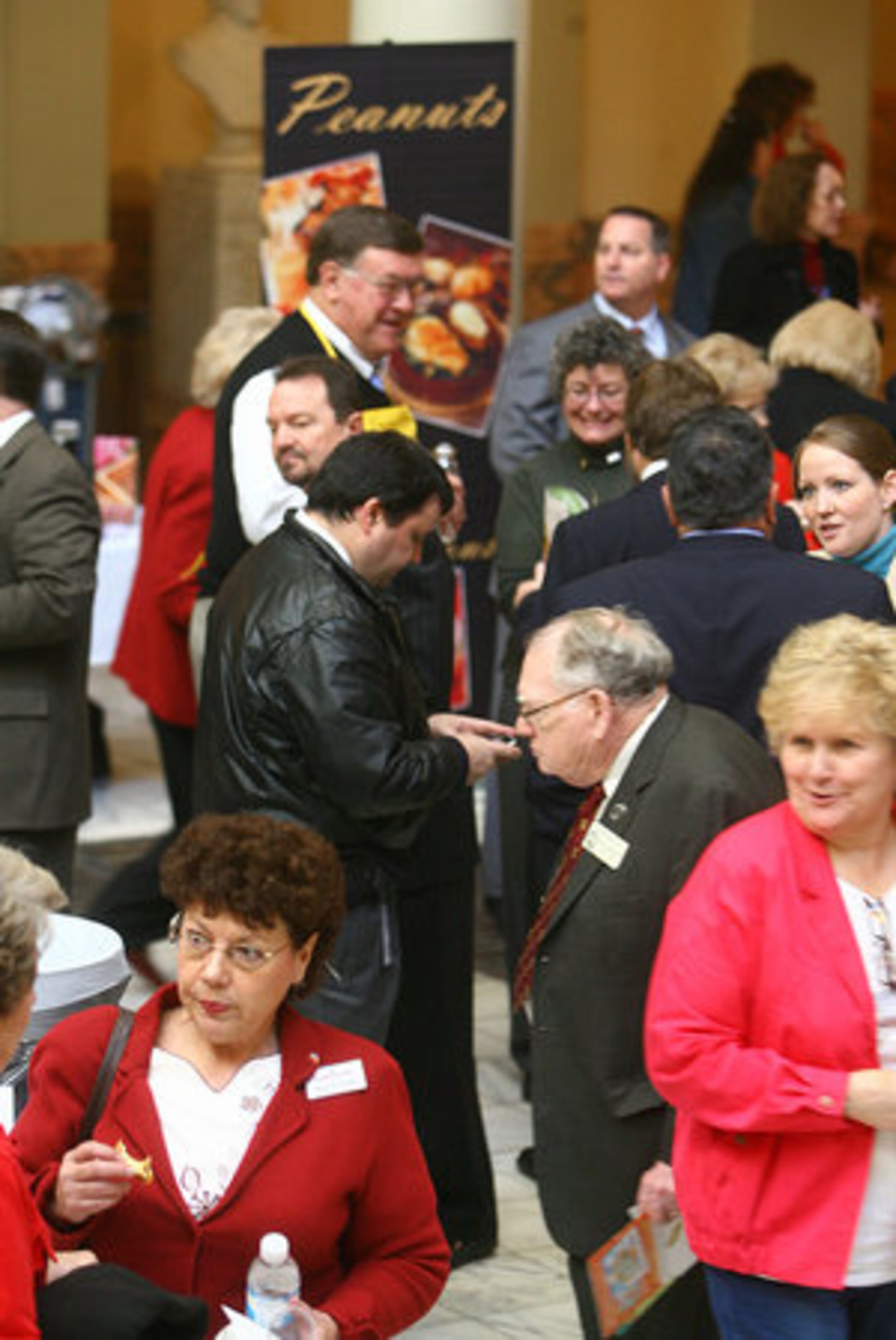 Peanust grabbed the spotlight in a positive fashion peanut lovers descended upon the Capitol.