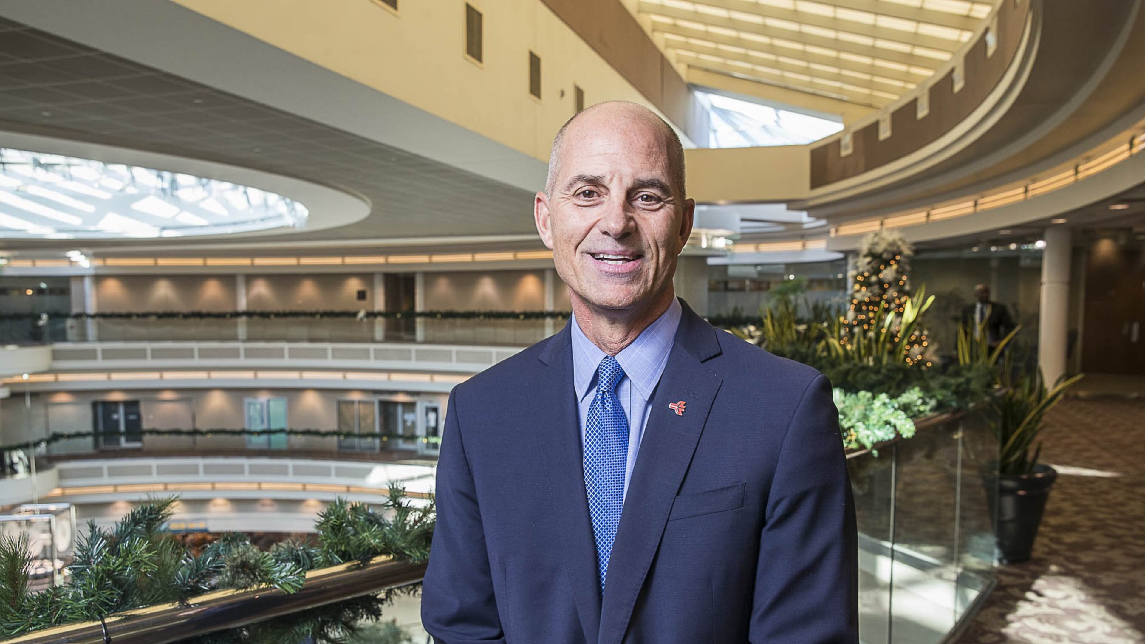 12/03/2018 — Atlanta, Georgia — Hartsfield-Jackson general manager John Selden stands for a photo at Atlanta Hartsfield-Jackson Airport in Atlanta, Tuesday, December 4, 2018. Selden is a former Navy pilot who served at the Pentagon and in Puerto Rico, and was a commercial pilot. He started out his career in airport management at New York’s Republic Airport, and joined JFK in 2008, being named deputy general manager in 2014. (ALYSSA POINTER/ALYSSA.POINTER@AJC.COM)