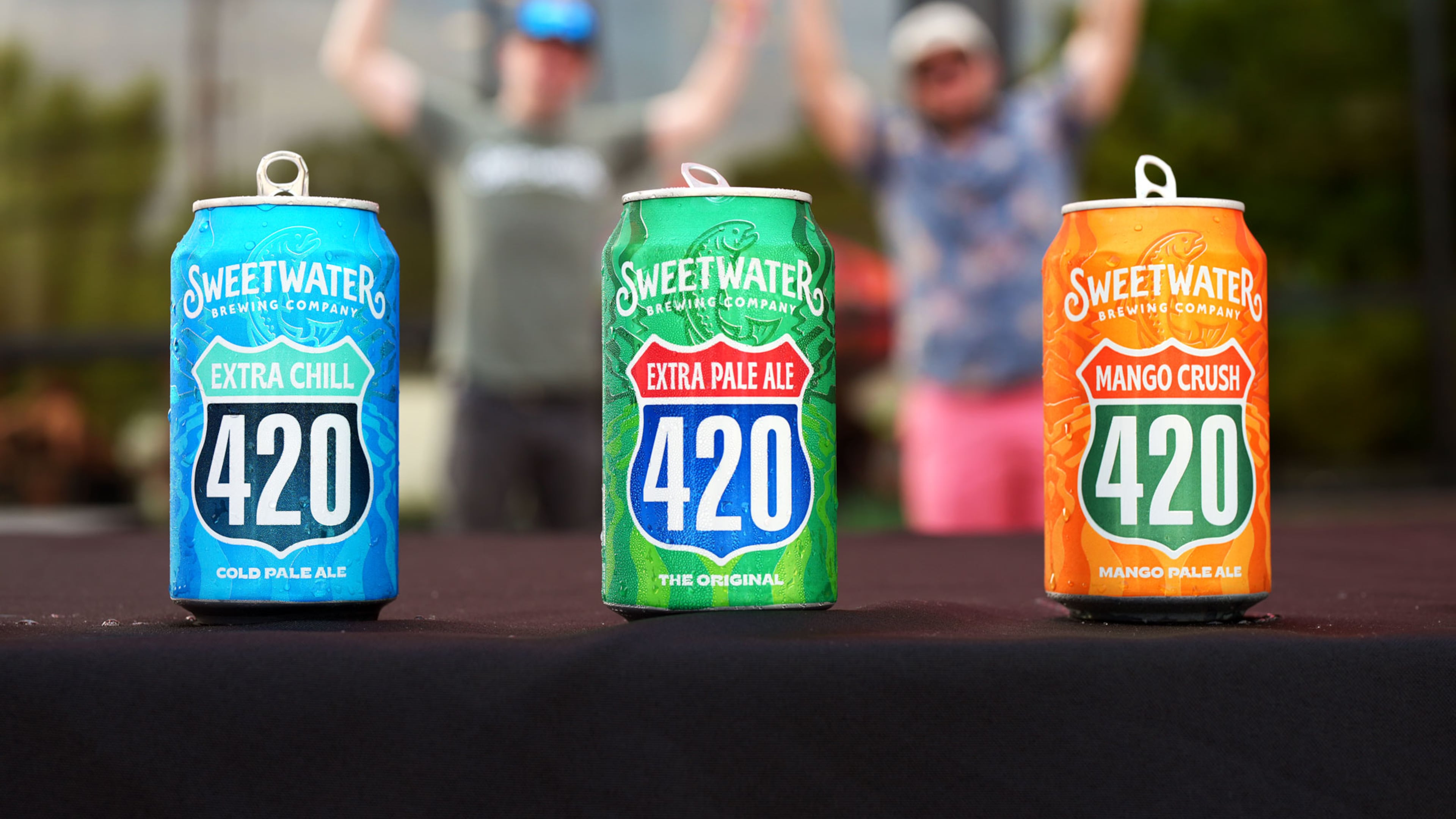 These are some of the beers in SweetWater Brewing's 420 pale ale category. Courtesy of SweetWater Brewing