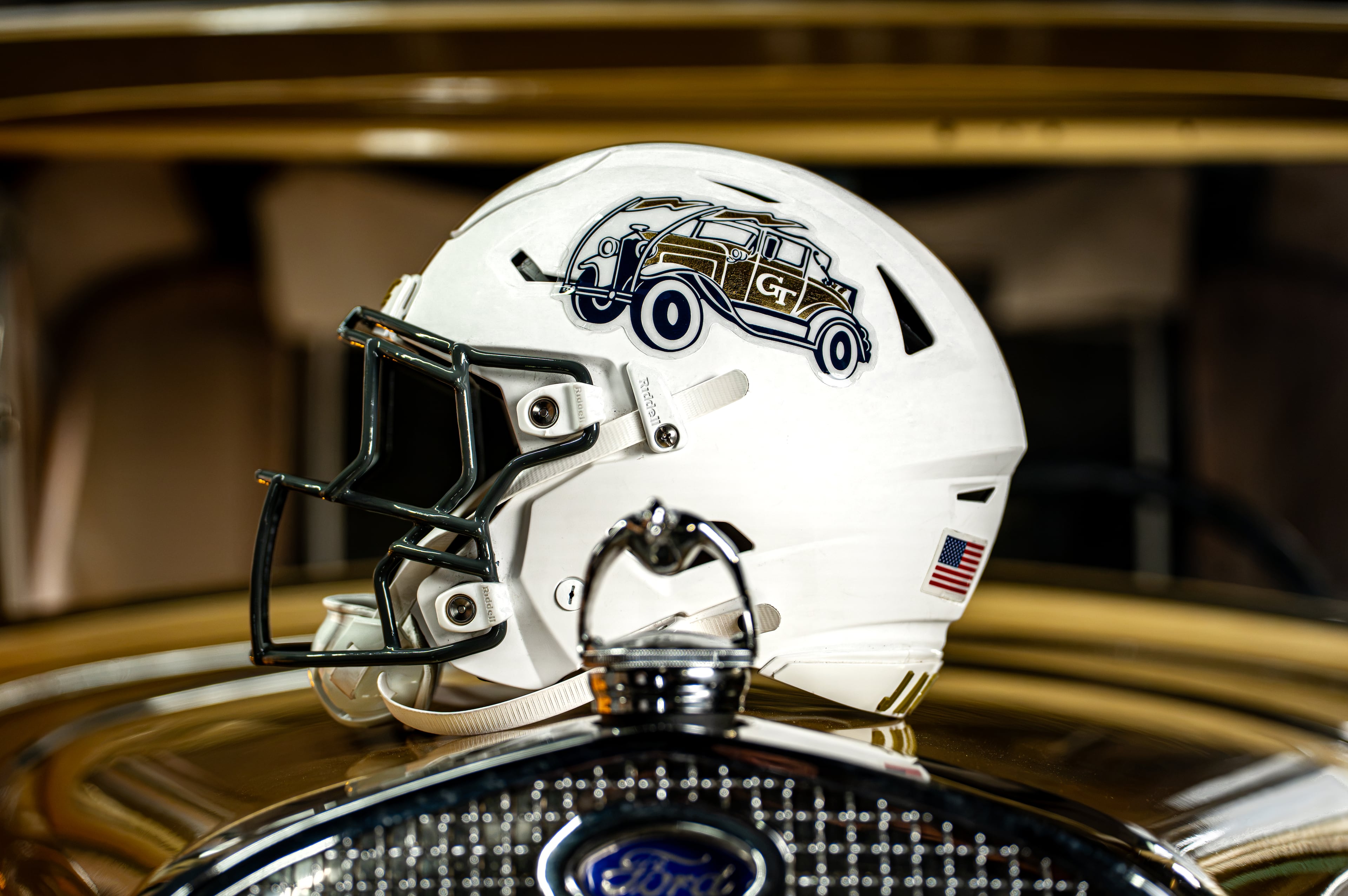Georgia Tech Reck helmet