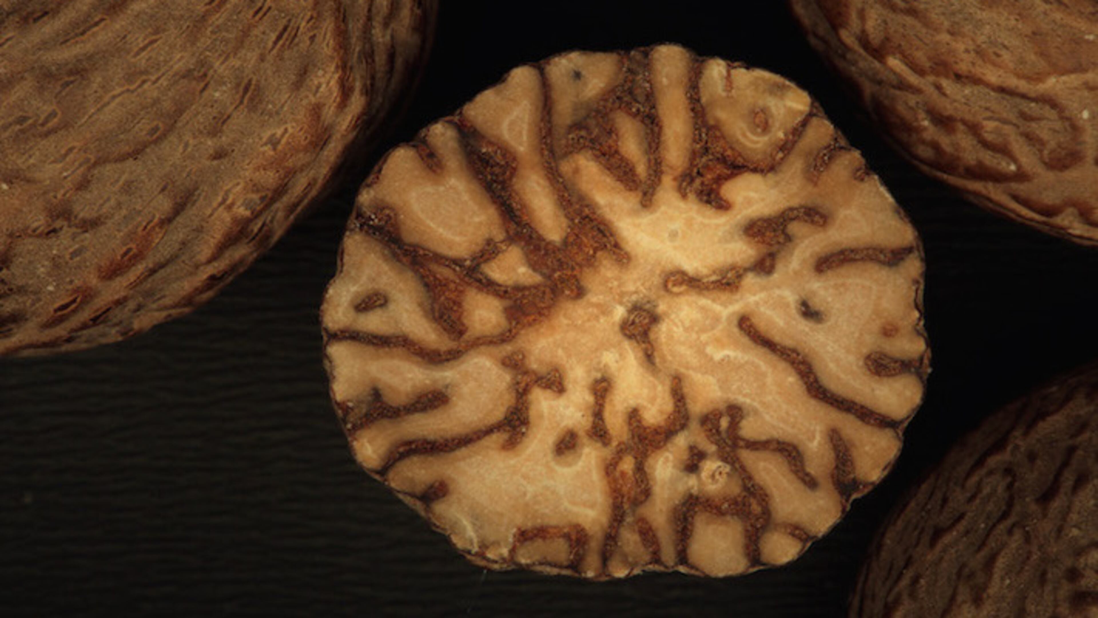 A close-up photo of nutmeg. (Huy Mach/St. Louis Post-Dispatch/TNS)