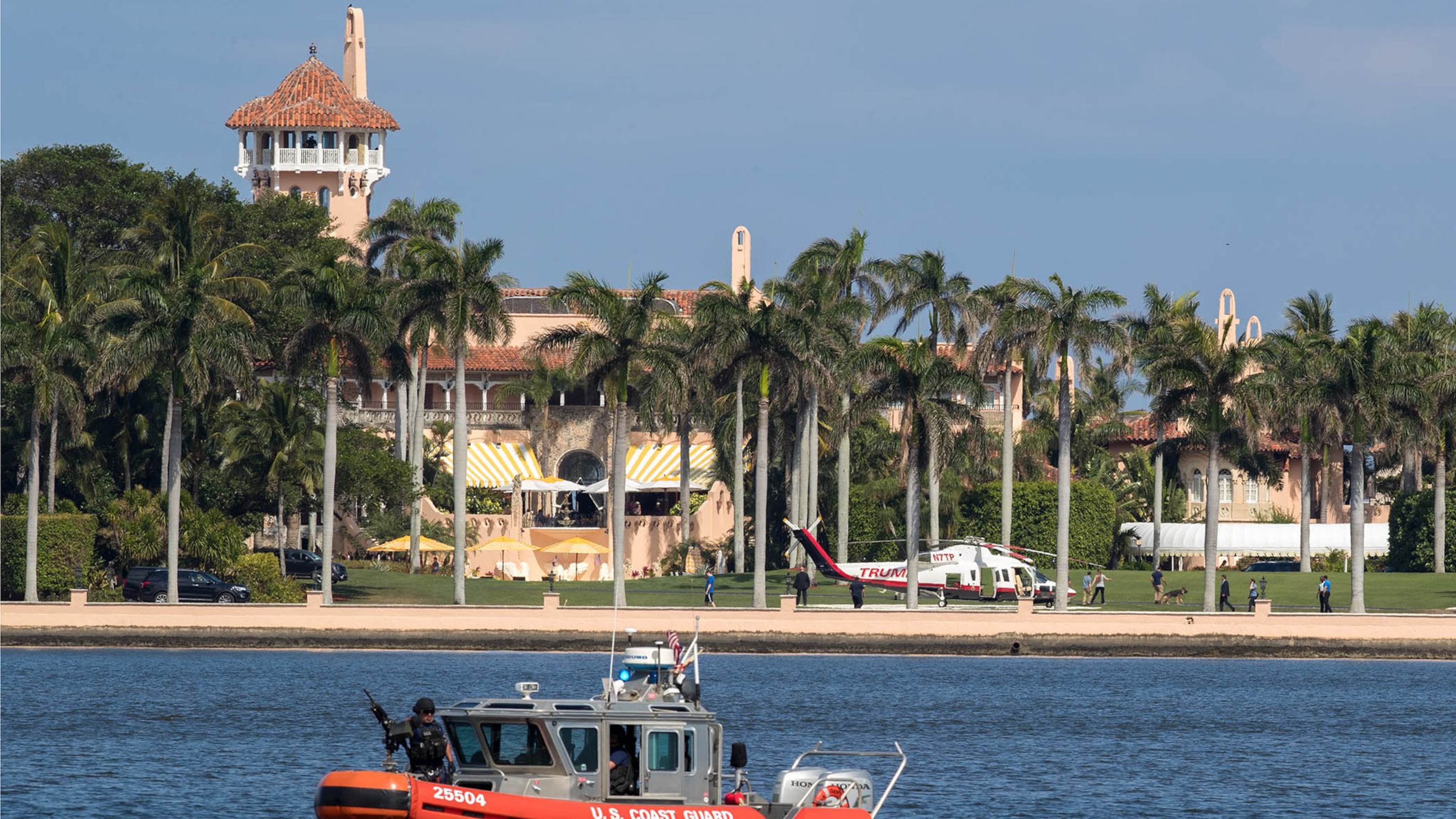 President Donald Trump’s Mar-a-Lago Club is seen in Palm Beach on April 8, 2017. The president’s son, Eric Trump, recently compared Mar-a-Lago to President George W. Bush’s ranch in Crawford, Texas. (Allen Eyestone / The Palm Beach Post)