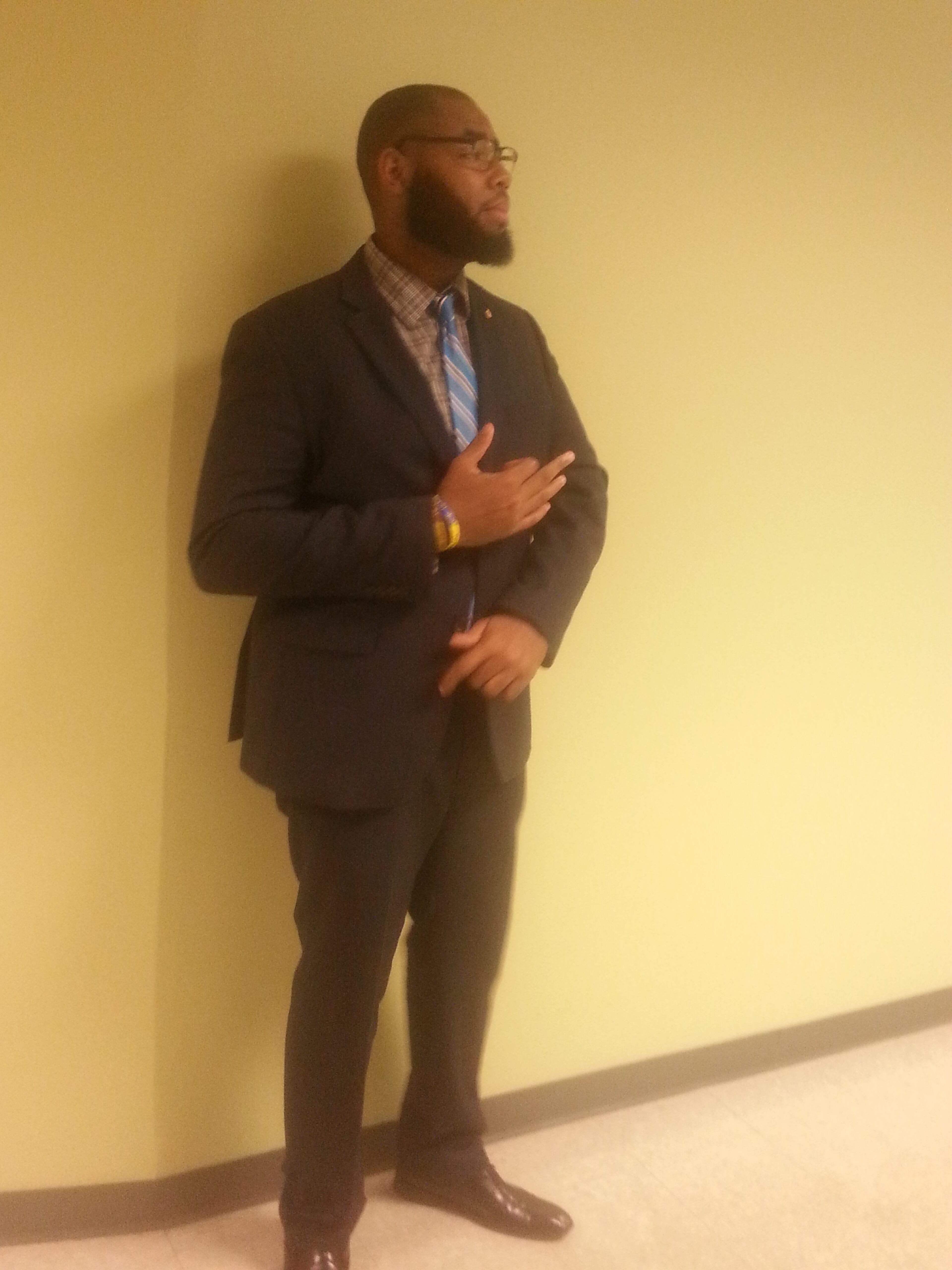 My decision to join Iota Phi Theta Fraternity Inc. was highly influenced by the time period that my fraternity was founded in. I am an African -American male and have faced challenges associated with this throughout my entire life. As I grew and researched, I found that all 12 of the founders attended the March on Washington in 1963. At that moment they took it upon themselves to return to Baltimore with change in mind. They directly led sit-ins and protests, while also conceptualizing a fraternity that would be about exacting change in society. This fraternity constantly reminds me of the challenges that the African-American community faces, and have faced for hundreds of years. (Photo Courtesy of Erick Taylor)