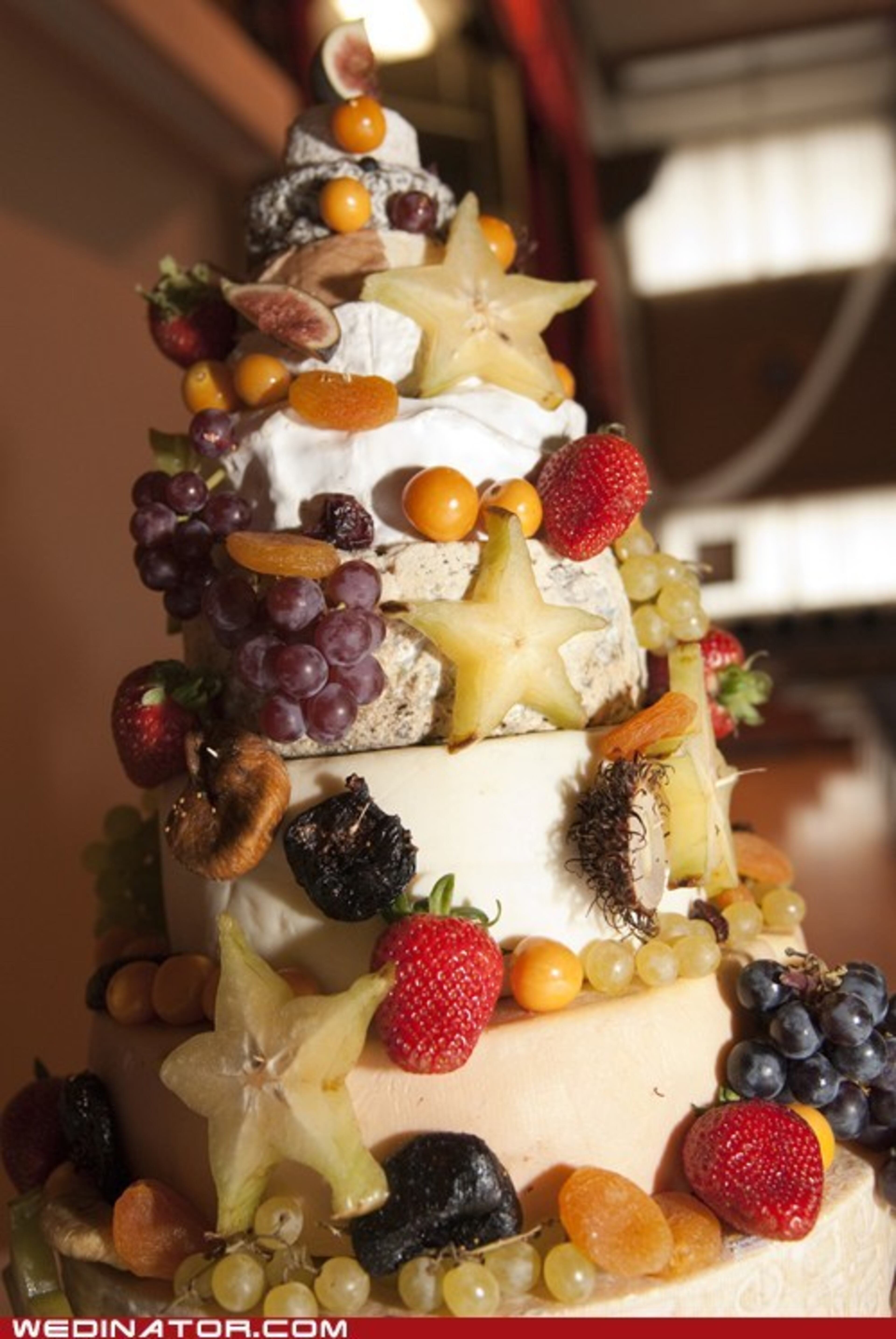 Here are some more unusual wedding cakes.