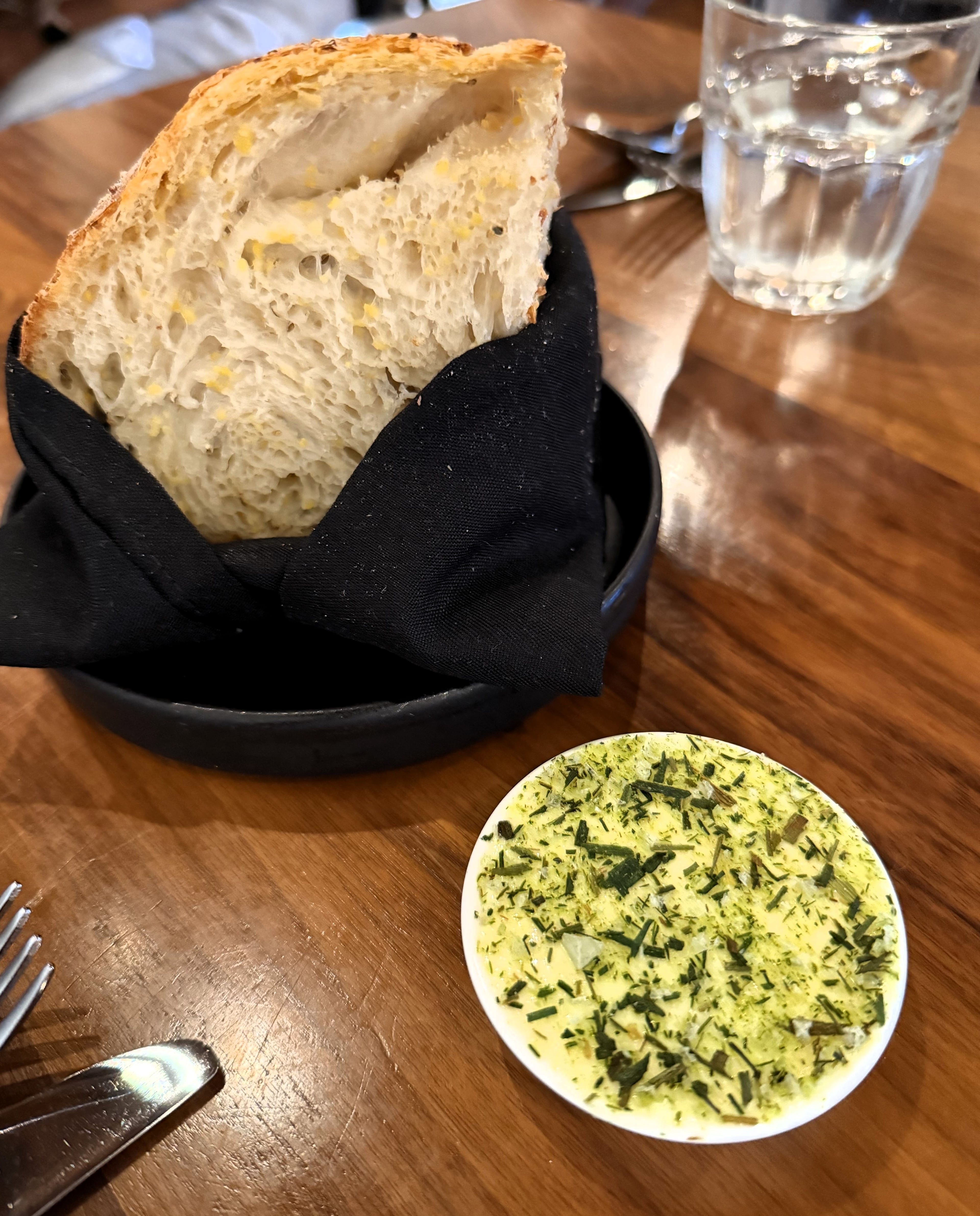 A miniature butter dish at Spring in Marietta may have tempted some diners, though chef Brian So said plates and barware don’t go missing as often cutlery because of the size and messiness. (Henri Hollis/AJC)