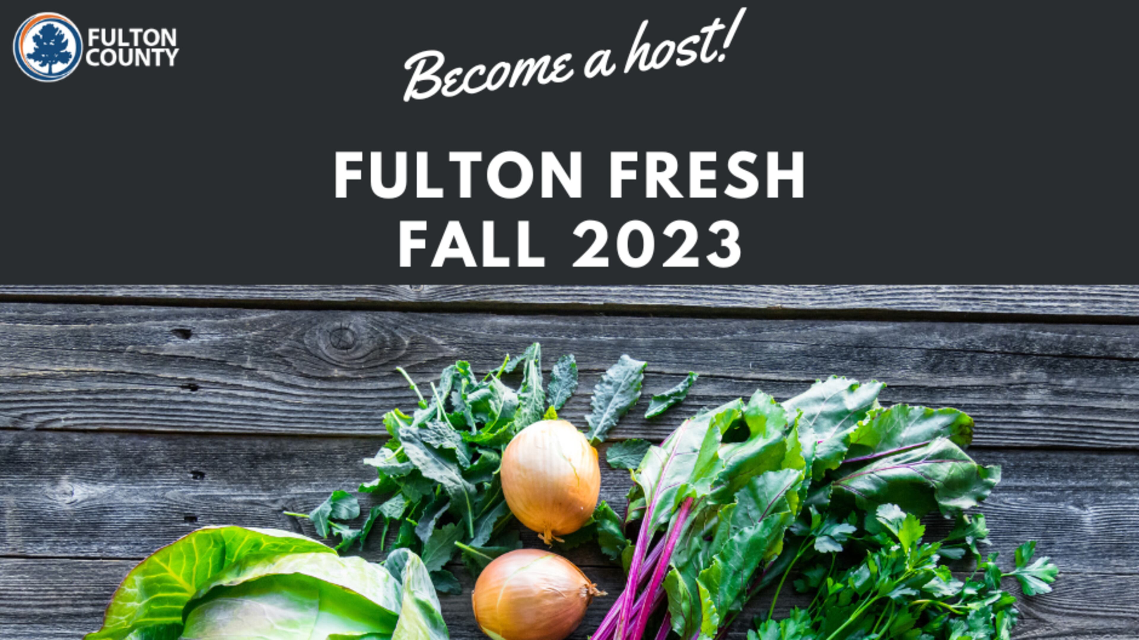 County seeks sites by end of Aug. 25 to host this fall's nutrition classes and produce giveaways.