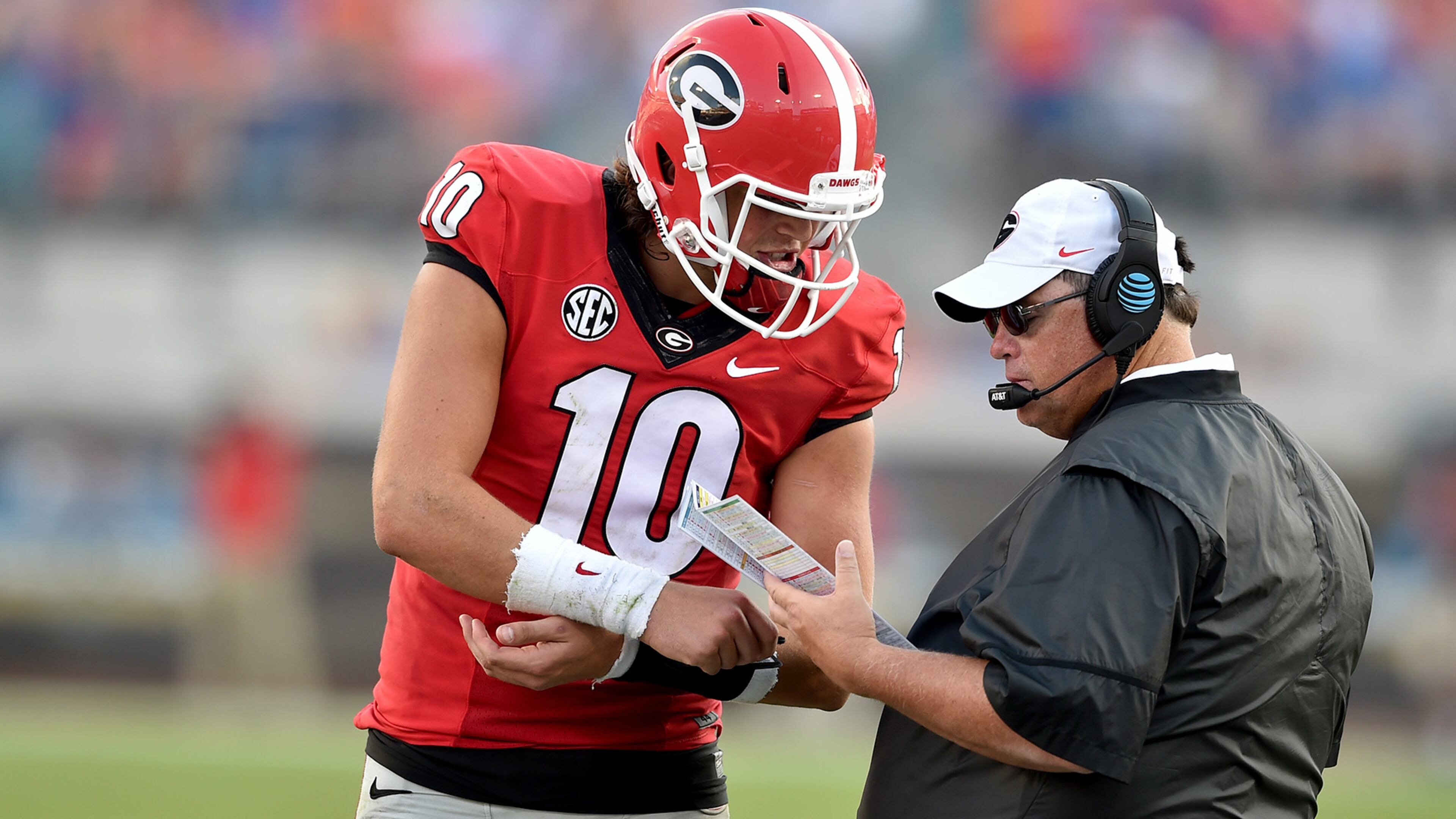 Quarterback Jacob Eason and offensive coordinator Jim Chaney are in their first year at Georgia.