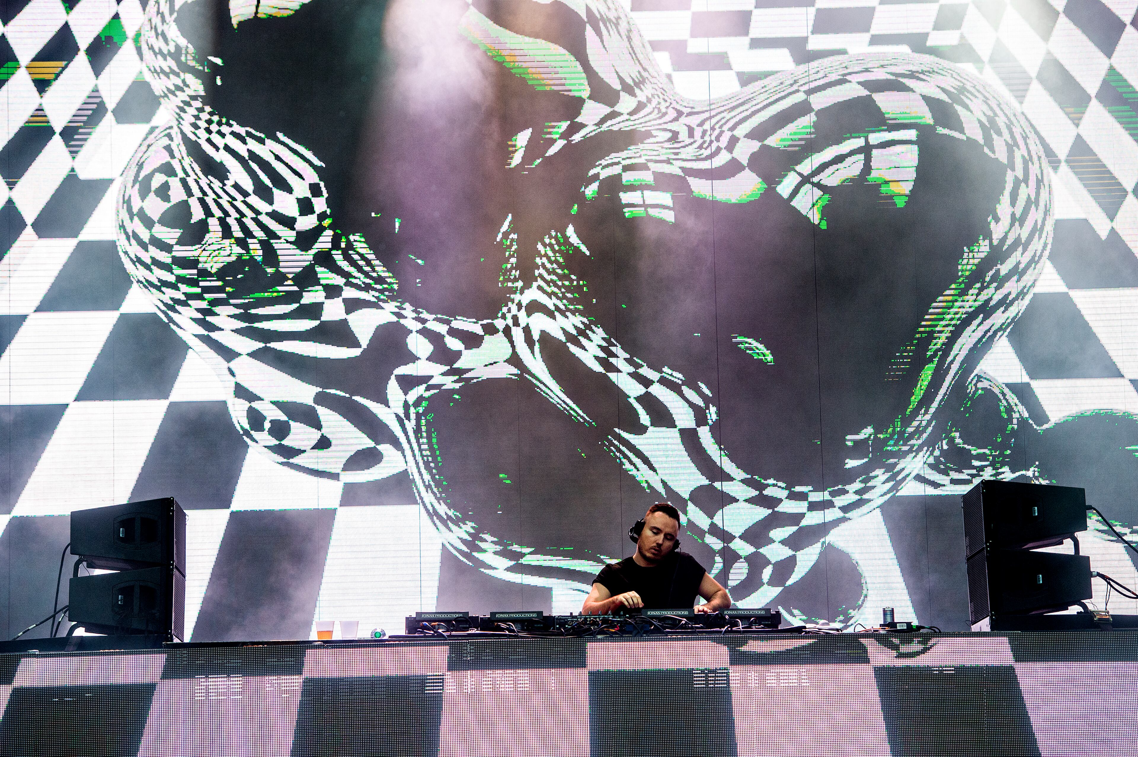 Duke Dumont performs during the first night of the Shaky Beats Music Festival at Centennial Olympic Park in Atlanta on Friday, May 20, 2016. JONATHAN PHILLIPS / SPECIAL
