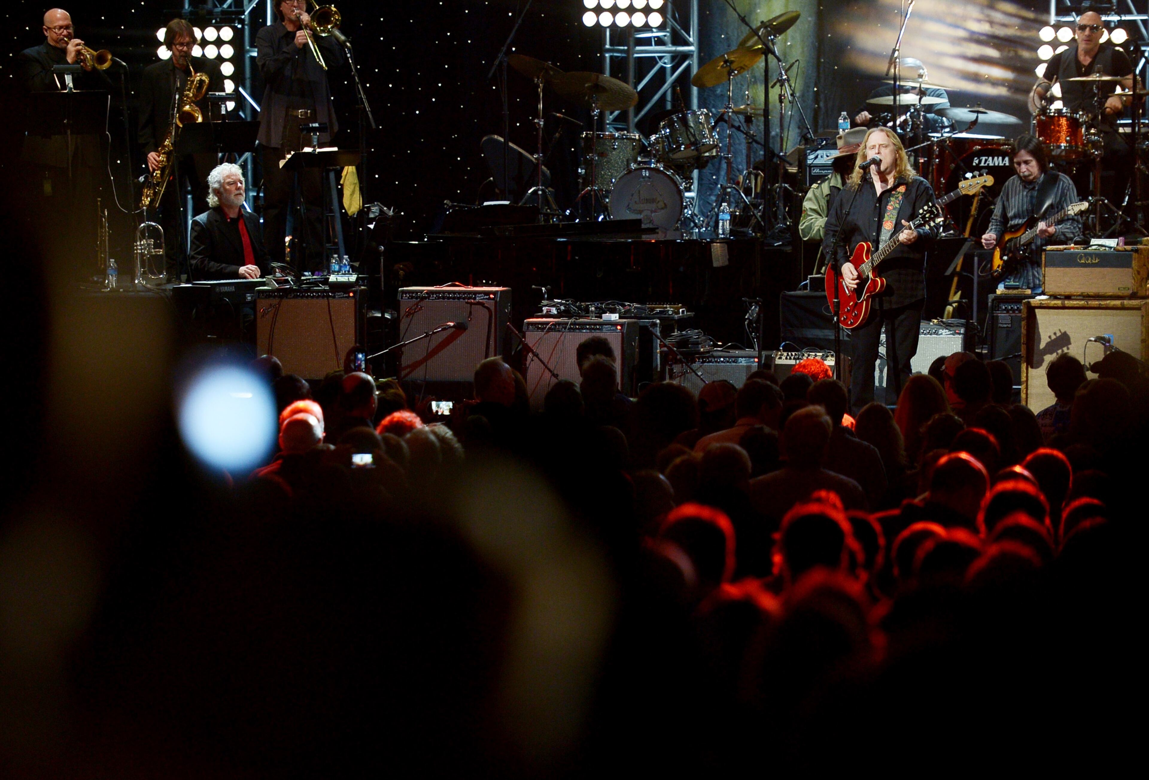ATLANTA, GA - JANUARY 10: Chuck Leavell and Warren Haynes perform during All My Friends: Celebrating the Songs & Voice of Gregg Allman at The Fox Theatre on January 10, 2014 in Atlanta, Georgia. (Photo by Michael Loccisano/Getty Images)