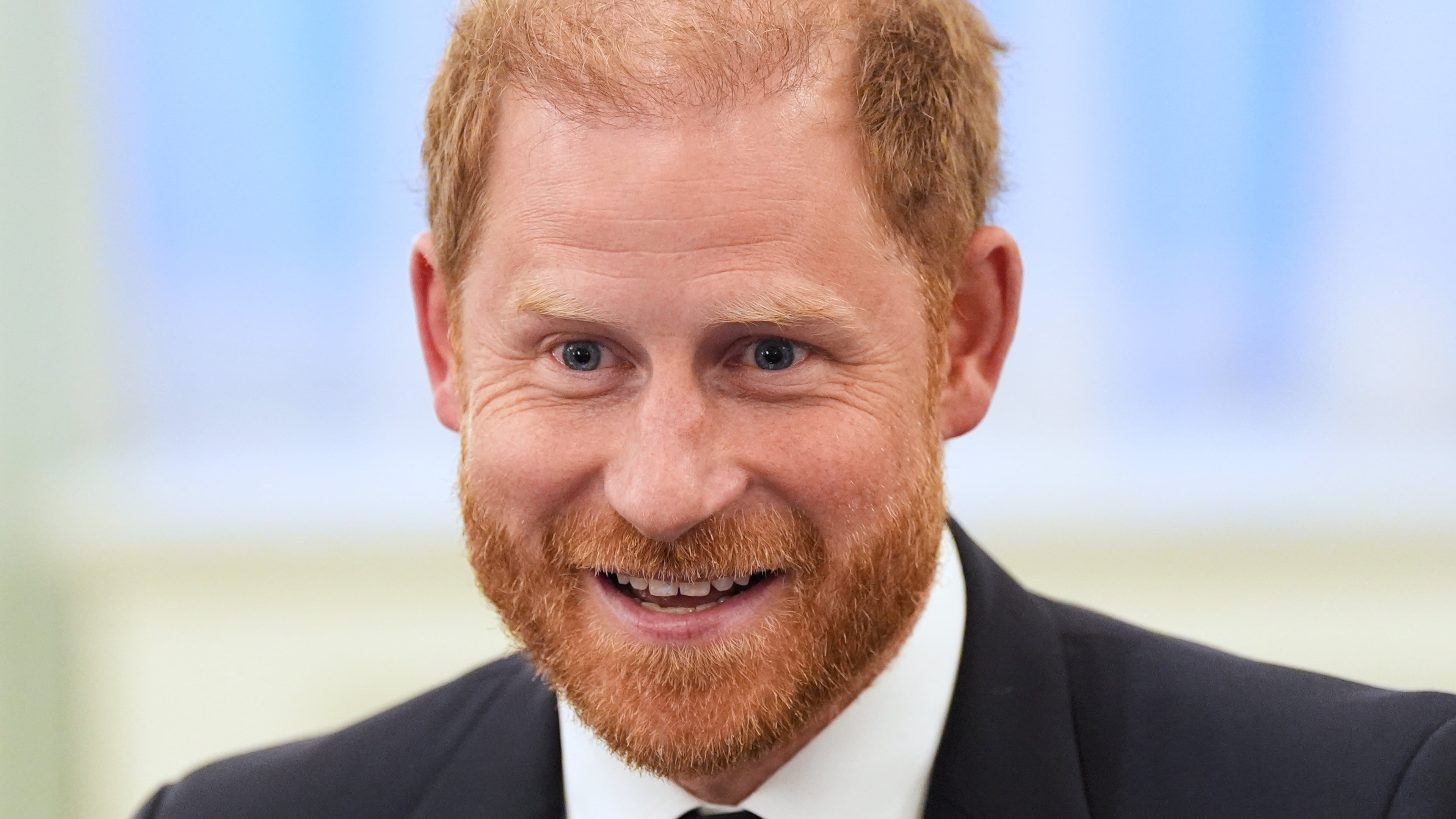 Britain's Prince Harry, the Duke of Sussex, speaks at a roundtable about support for veterans, Wednesday, Aug. 19, 2026, in Washington. (AP Photo/Alex Brandon)