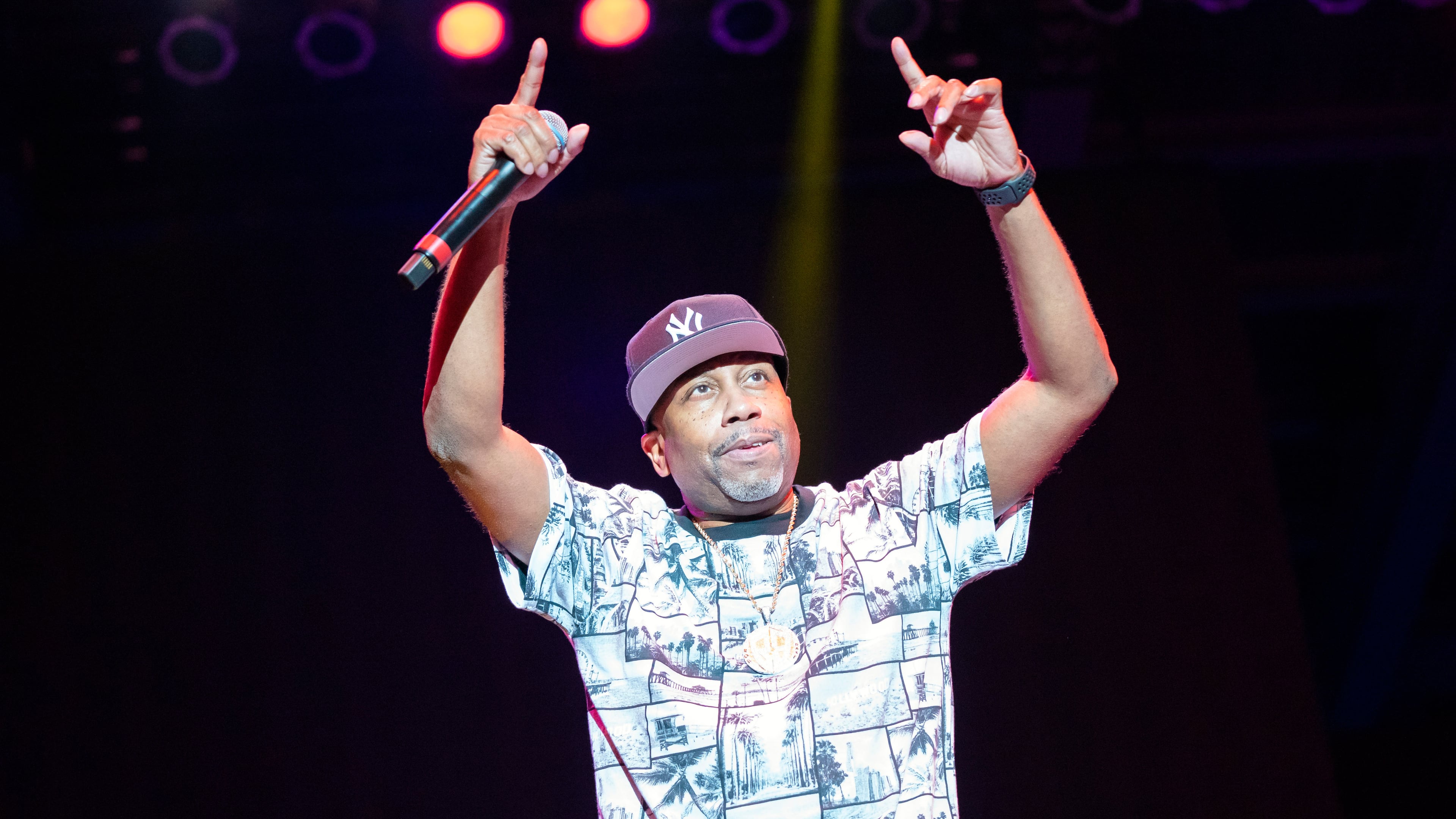 FILE - Rob Base performs during the "I Love The 90's" tour on Sunday, Aug. 7, 2022, at RiverEdge Park in Aurora, Ill. (Photo by Rob Grabowski/Invision/AP, File)