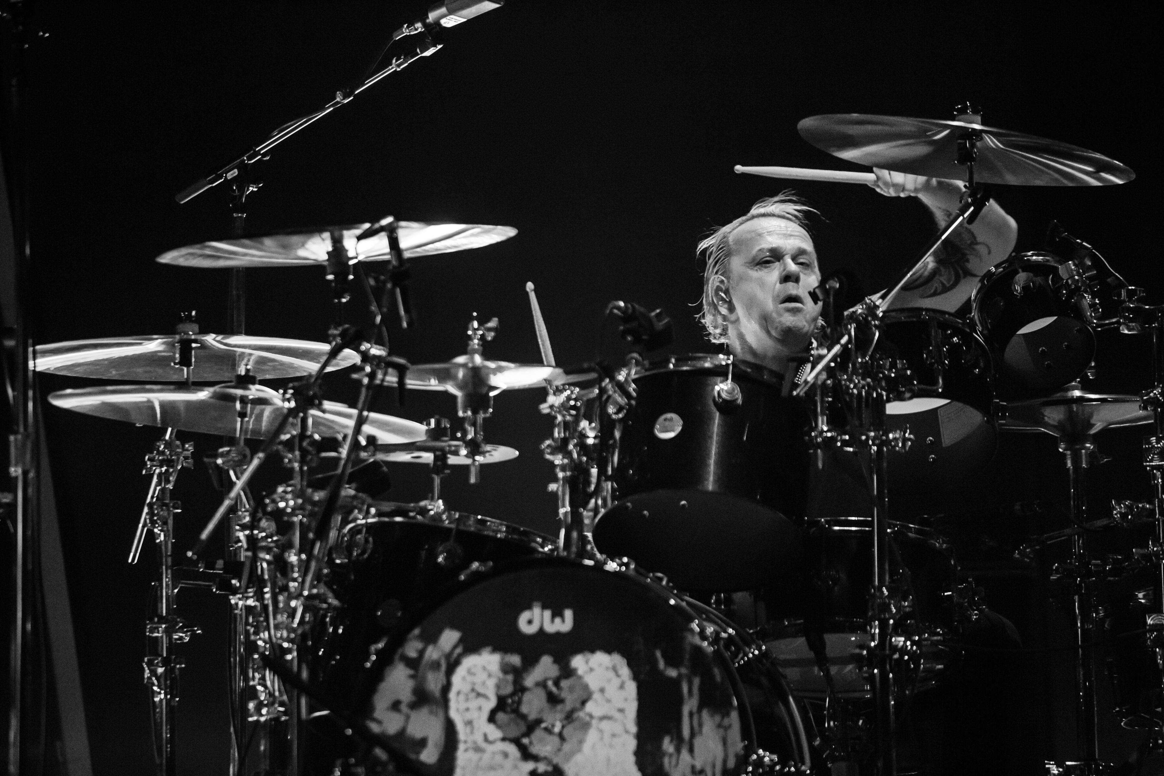 Depeche Mode play to a sold out crowd at State Farm Arena on Oct. 15, 2023. (Ryan Fleisher for The Atlanta Journal-Constitution)