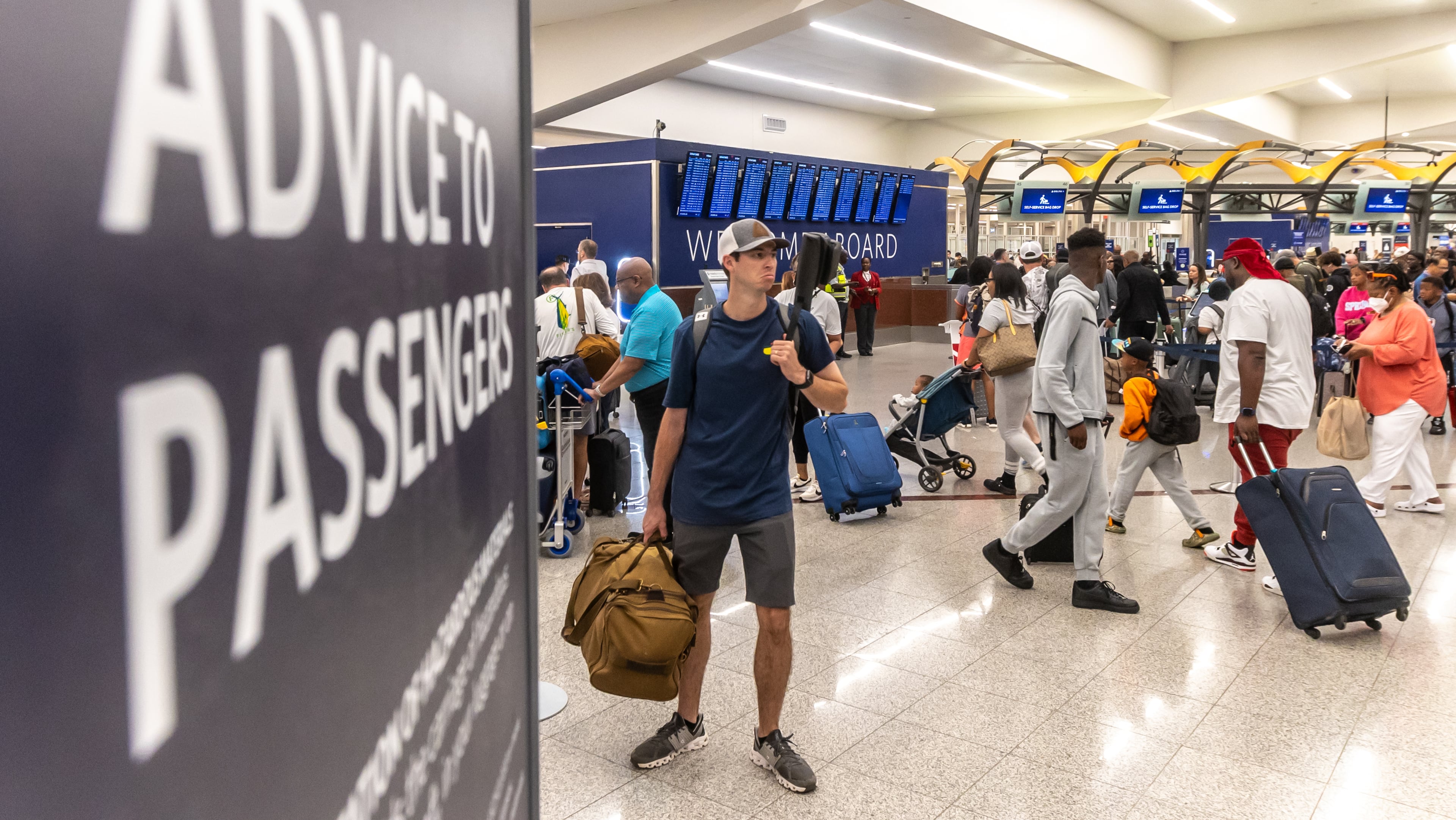 Hartsfield-Jackson General Manger Ricky Smith said he’s looking at ways “to reduce the amount of time that people have to spend in the airport, in places like security checkpoints, restrooms, baggage claim.” (John Spink/AJC file photo)