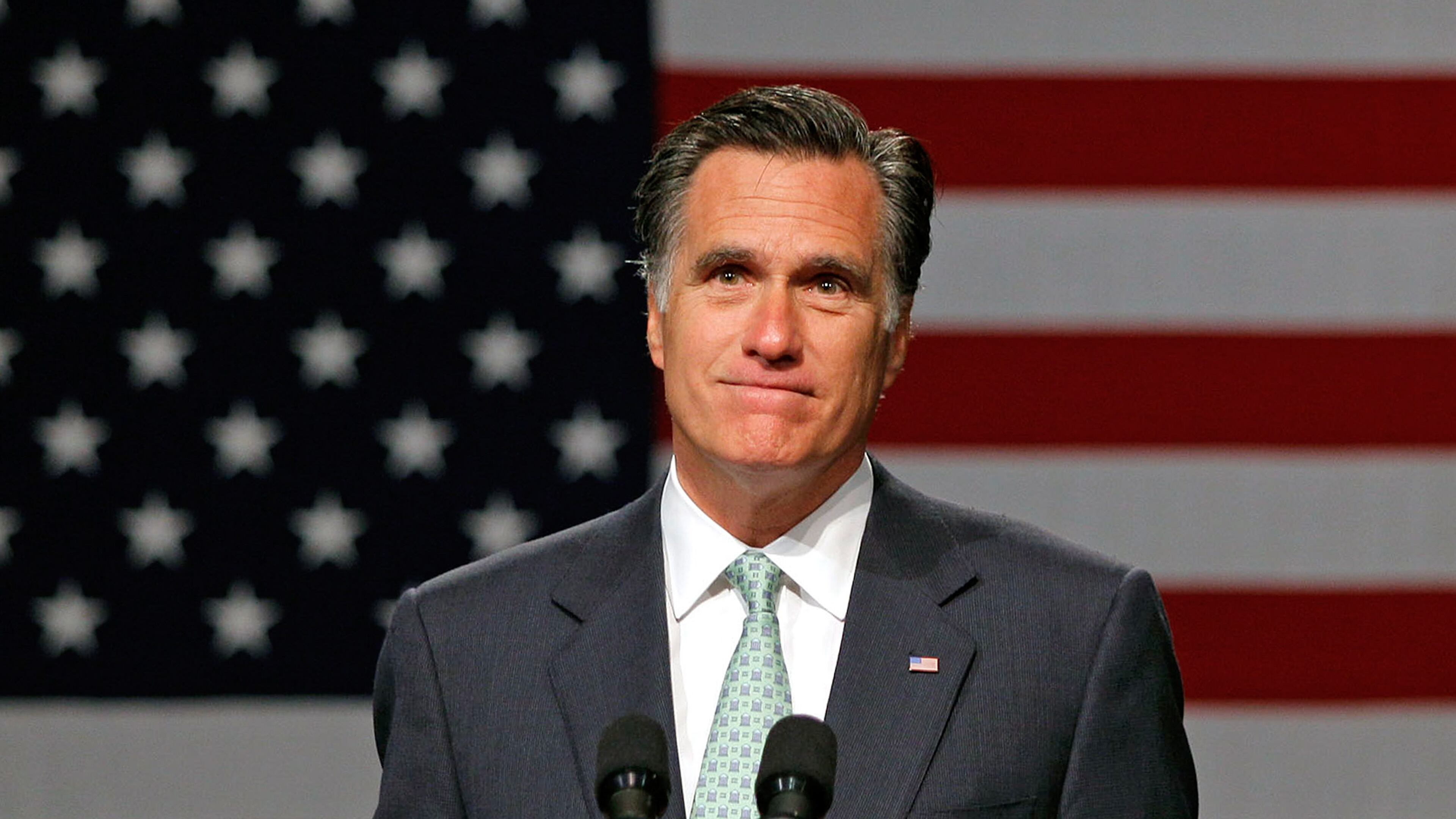 Republican presidential candidate, former Massachusetts Gov. Mitt Romney speaks during a campaign stop at Lansing Community College May 8, 2012 in Lansing, Michigan. (Getty Images)
