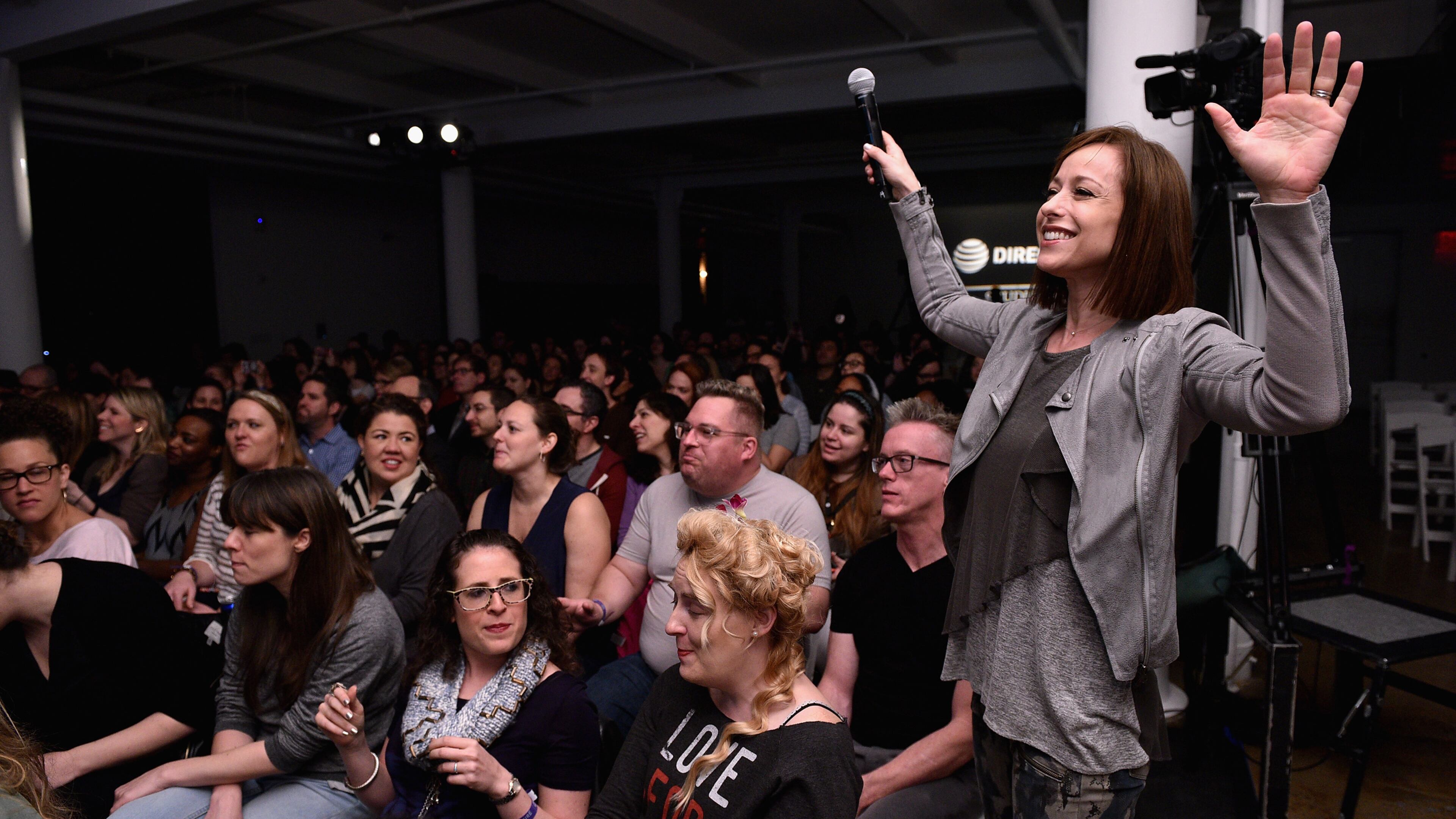 NEW YORK, NY - MAY 22: Actress Paige Davis performs during the Rent-Sing-A-Long at the 2016 Vulture Festival at Milk Studios on May 22, 2016 in New York City. (Photo by Bryan Bedder/Getty Images for Vulture Festival)