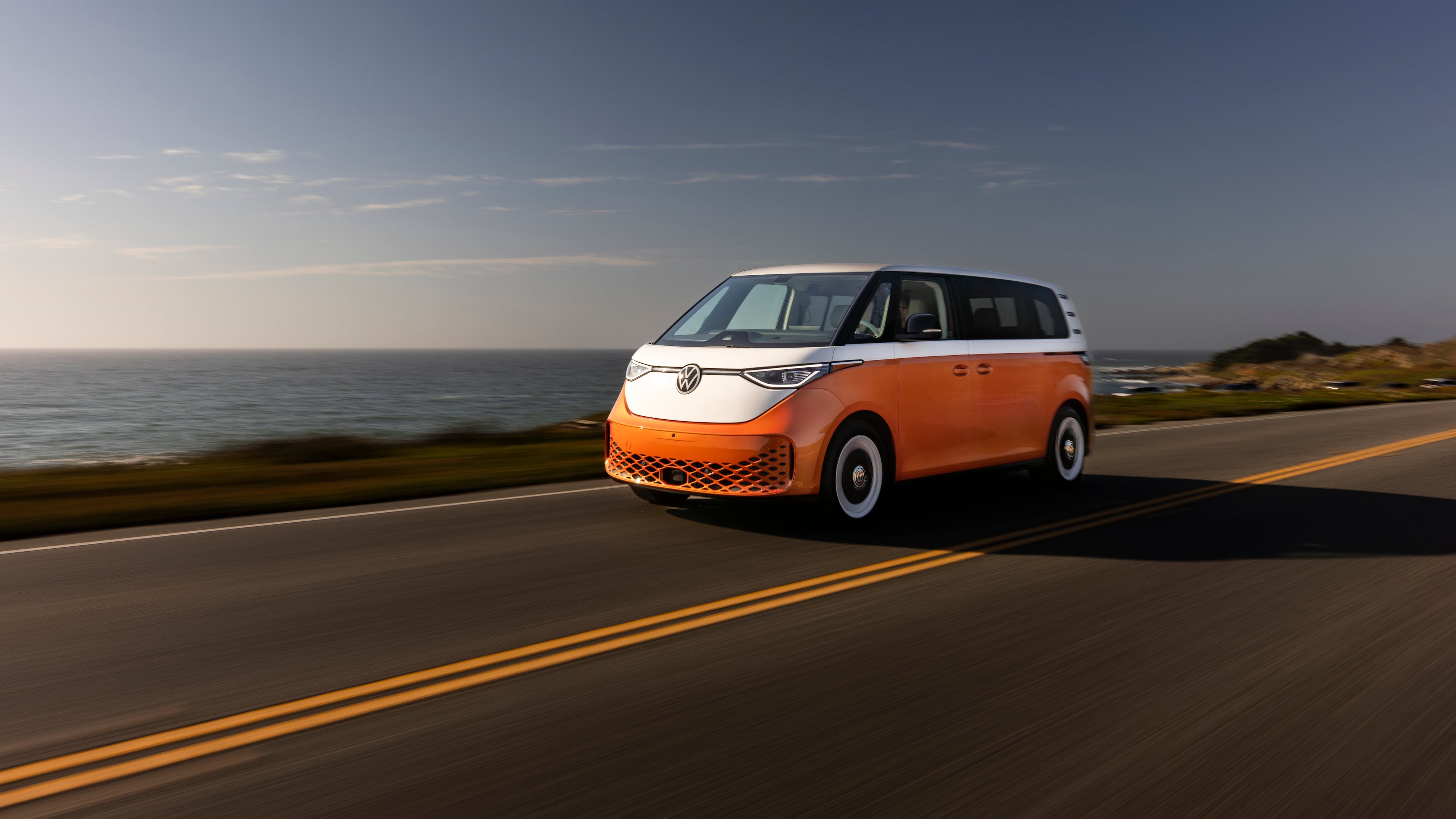 The 2025 Volkswagen ID.Buzz captures the look of the original Microbus. (Courtesy of Volkswagen)