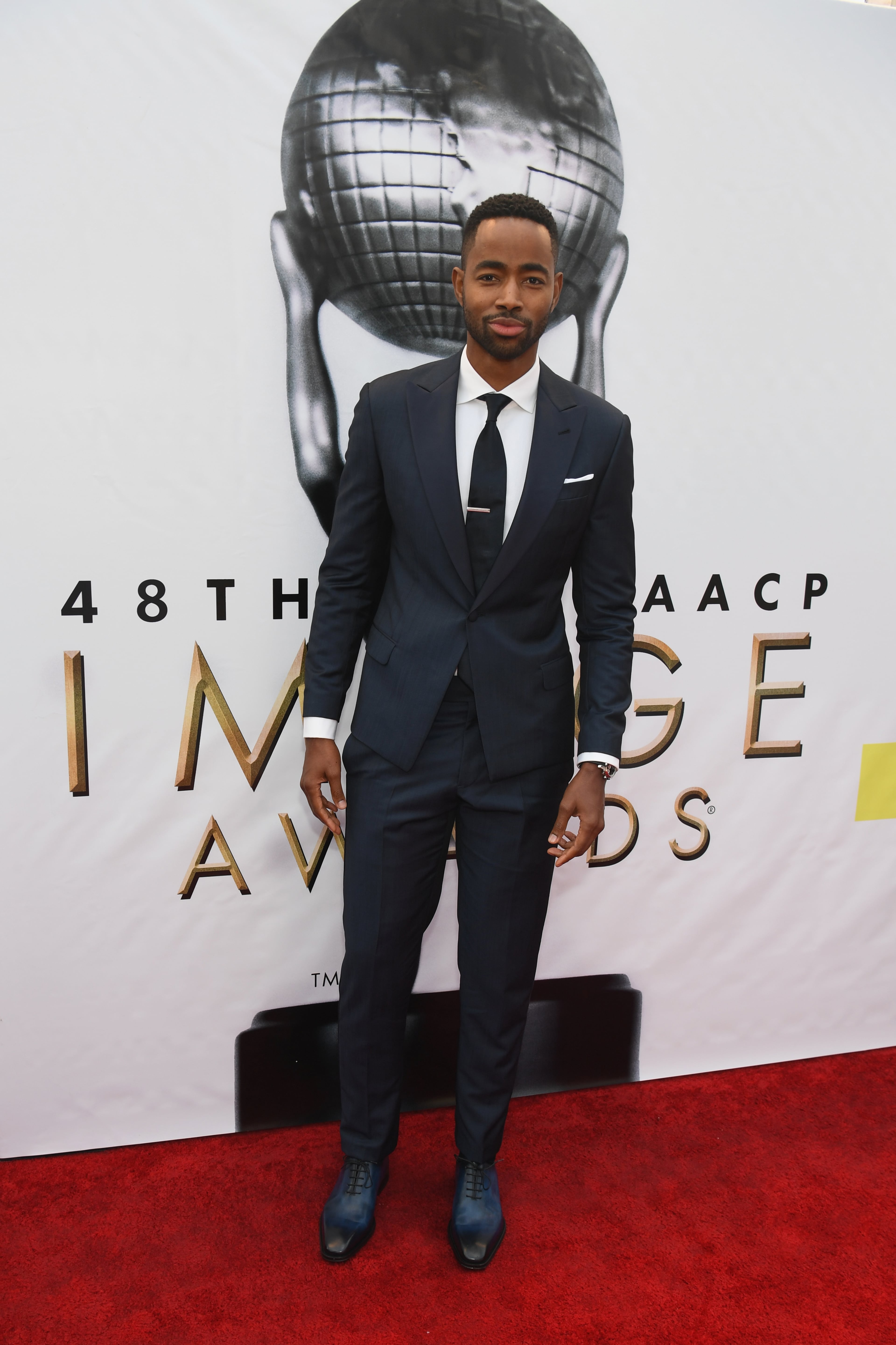 PASADENA, CA - FEBRUARY 11: Actor Jay Ellis attends the 48th NAACP Image Awards at Pasadena Civic Auditorium on February 11, 2017 in Pasadena, California. (Photo by Paras Griffin/Getty Images )