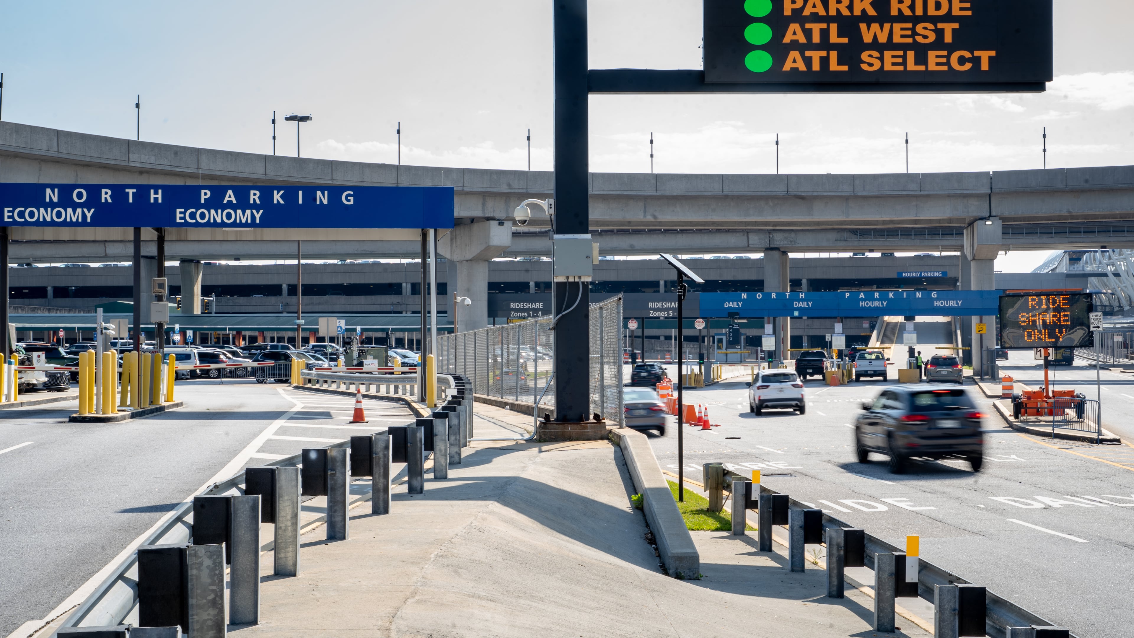 Rates at many parking decks at Hartsfield-Jackson Atlanta International Airport will increase in May. (Ben Hendren for the AJC)