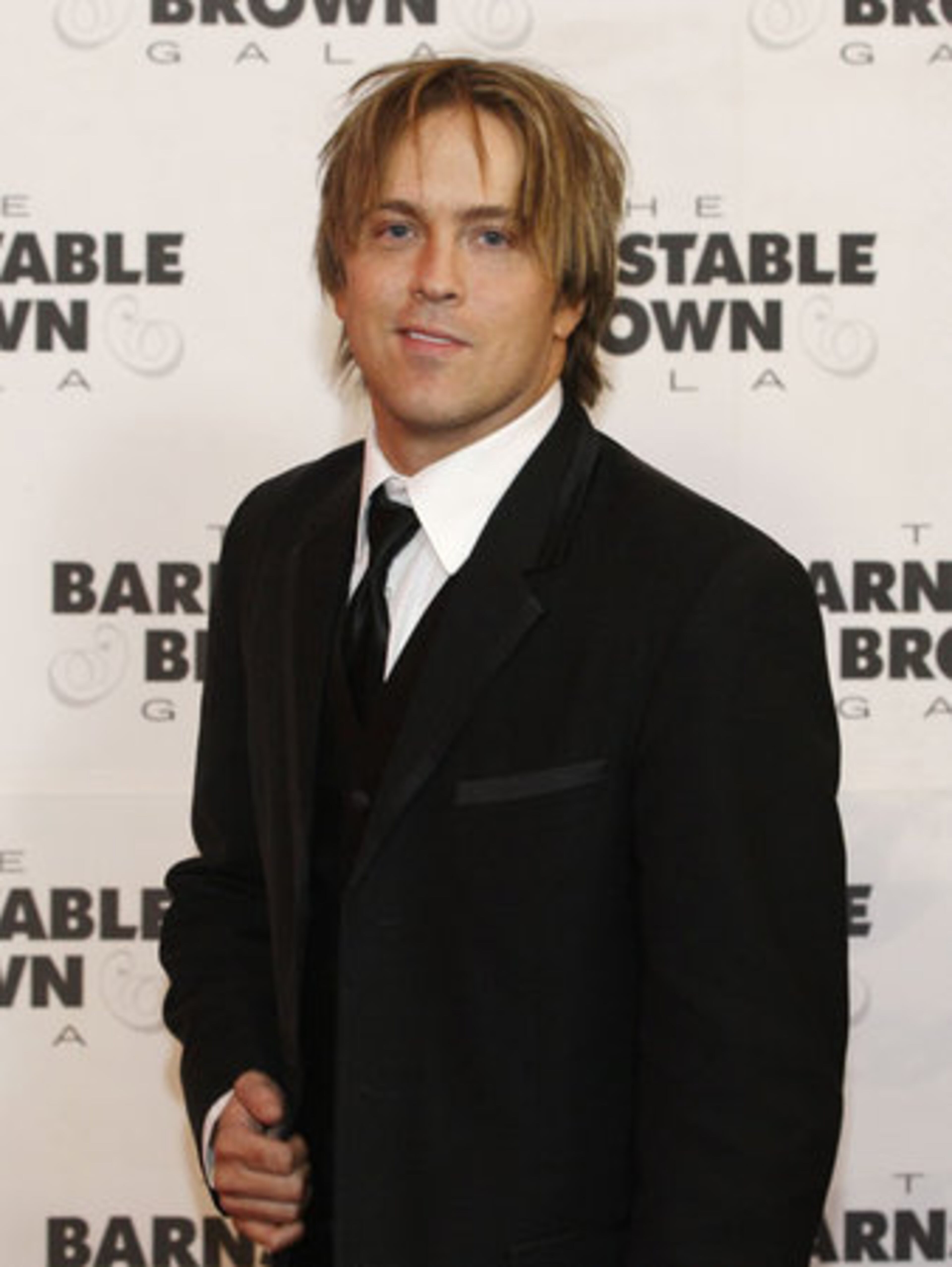 Larry Birkhead -- you know him as Anna Nicole Smith's baby daddy -- arrives at the Barnstable Brown Derby party. Birkhead is from Louisville and regularly attends the Kentucky Derby.