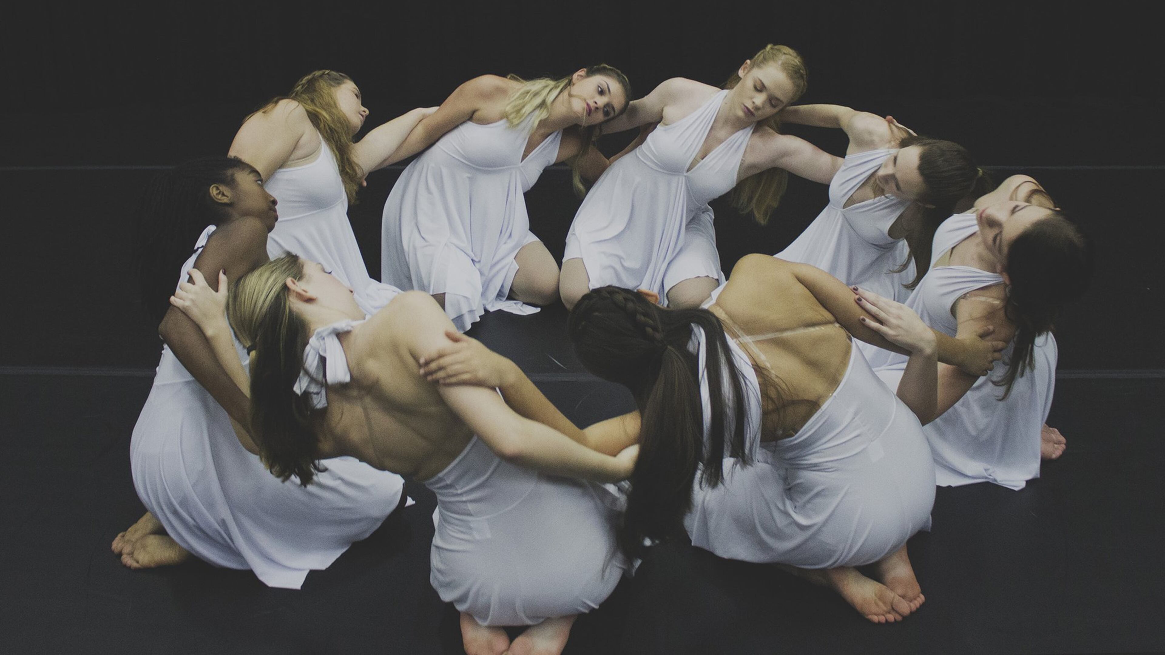 Dancers from The Galloway School in Buckhead rehearse their part of the school’s original work that includes students in all of the arts programs. CONTRIBUTED