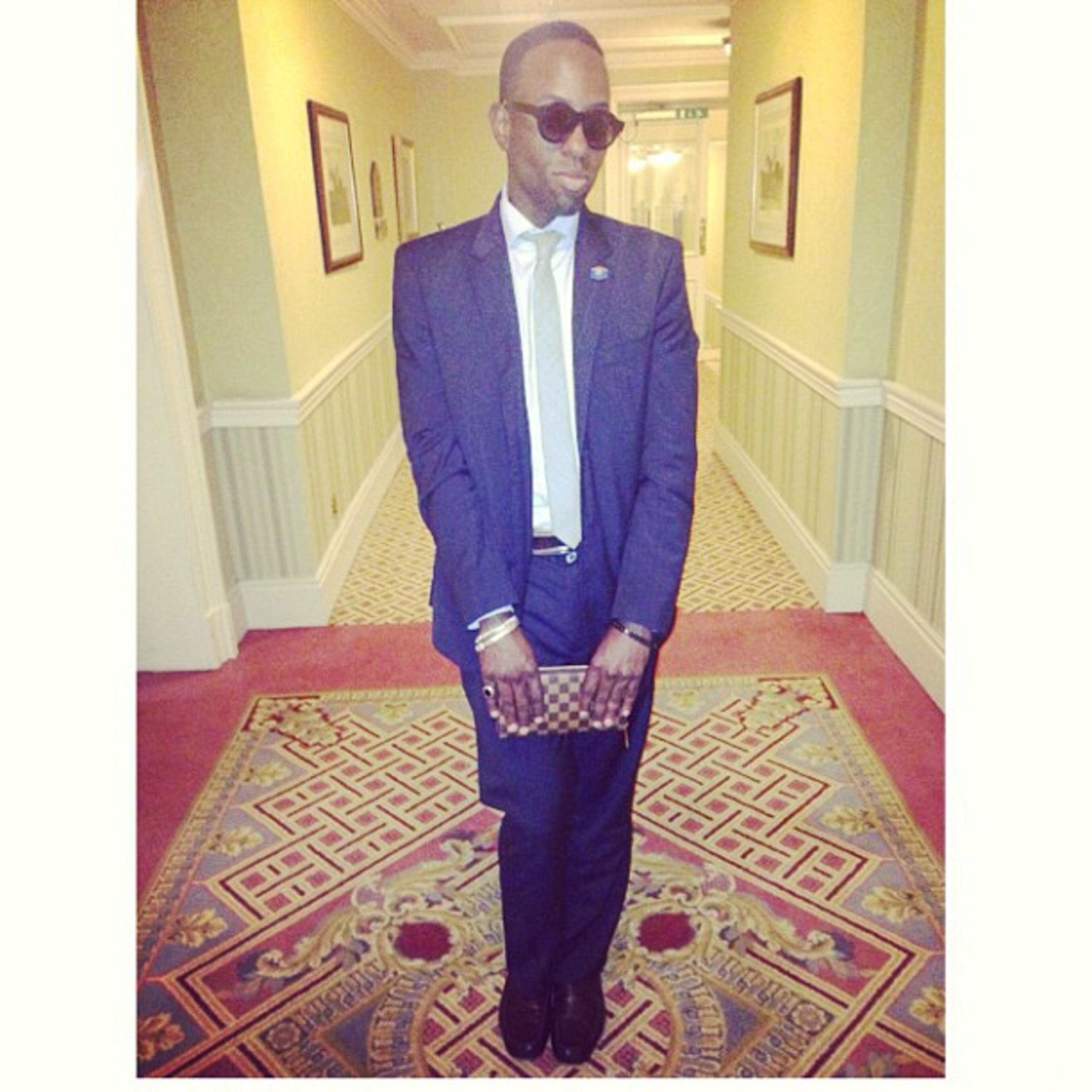 Sometimes I feel.....#silly #DublinIreland #suitandtie photo from @johnnywright220