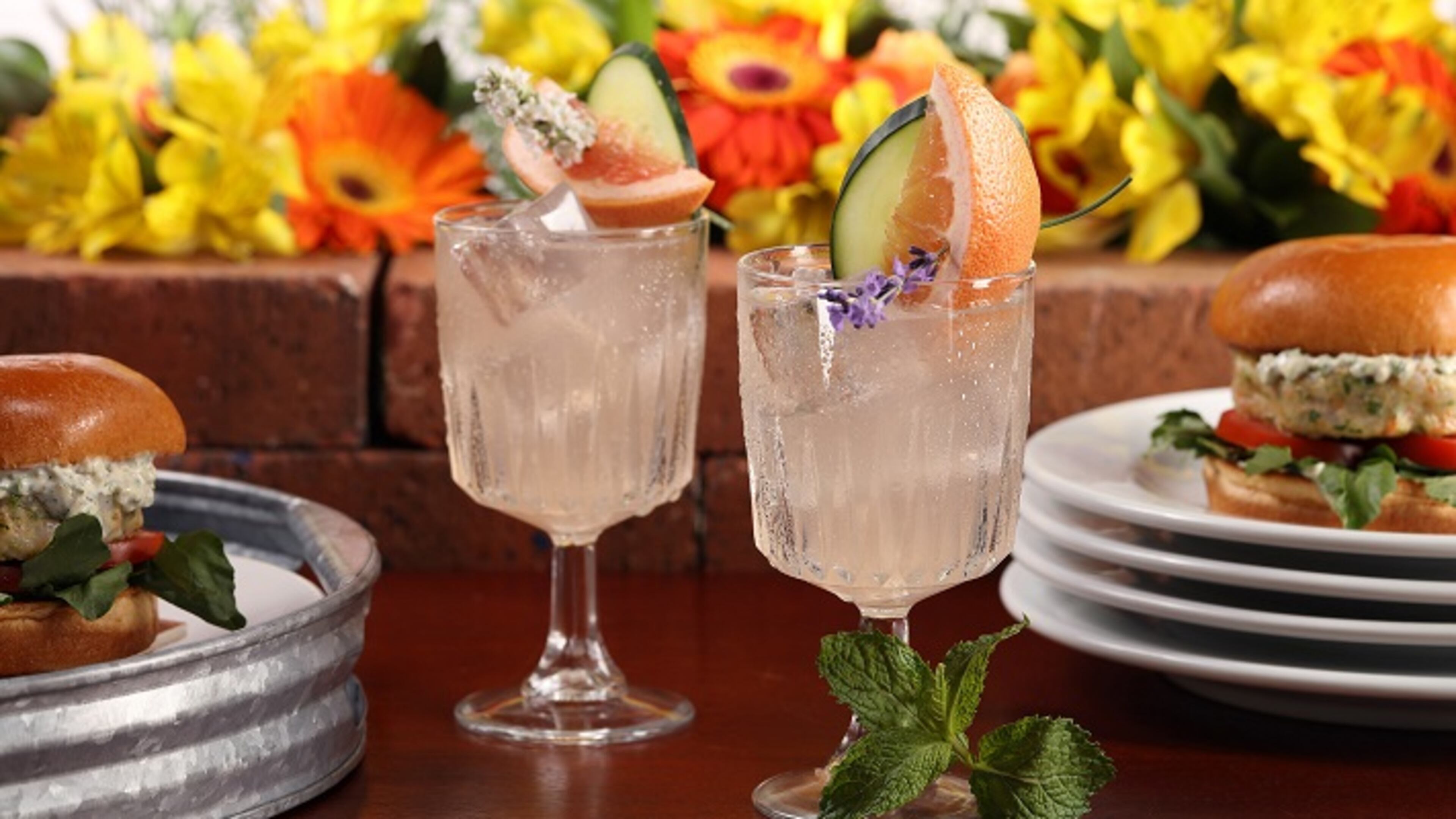 A lavender and pink grapefruit gin and tonic at Holborn's in London made a deep impression, inspiring this version back home, made with lavendar and thyme syrup. (Food styling by Mark Graham) (Abel Uribe/Chicago Tribune/TNS)