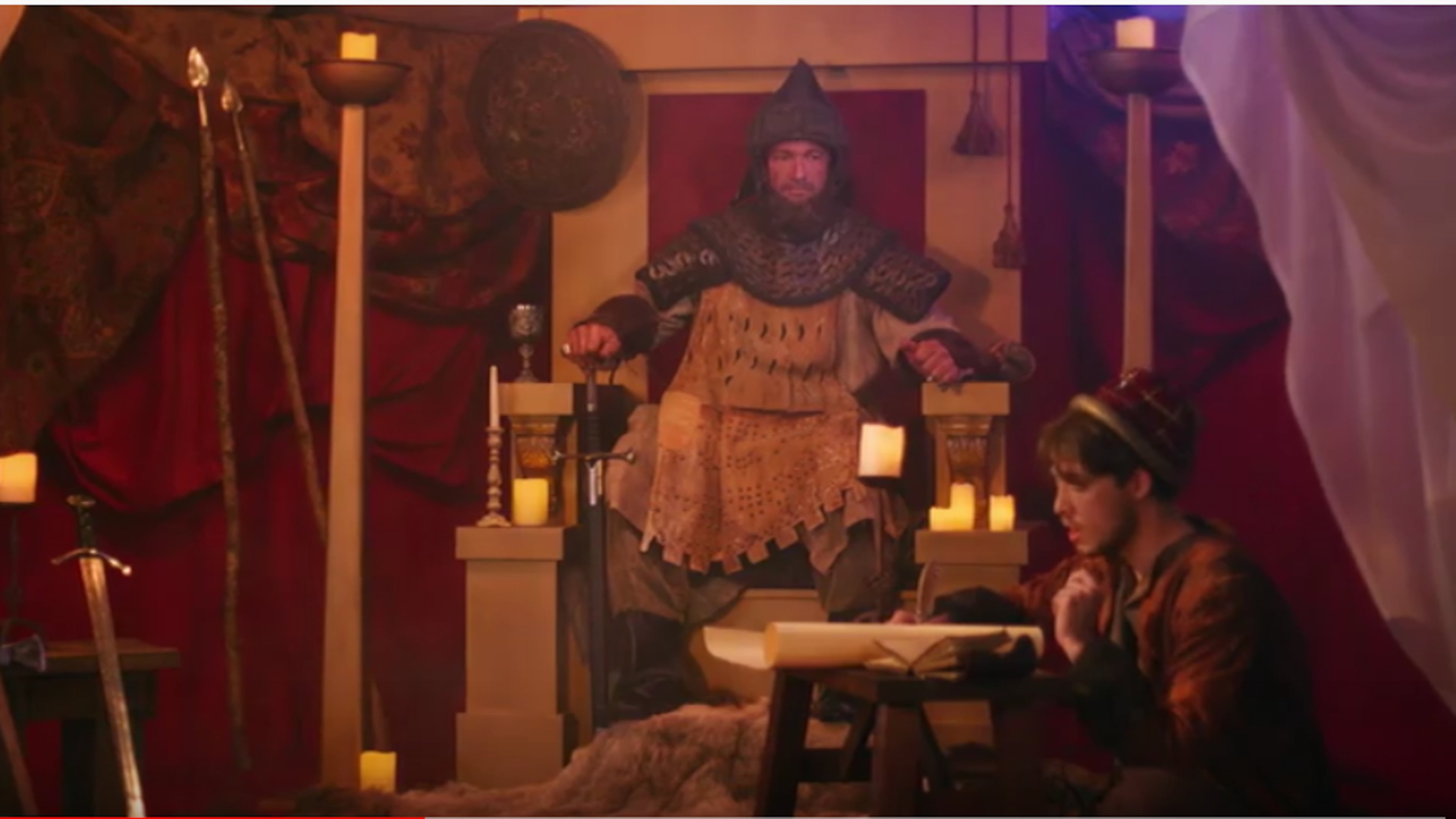 A screenshot of U.S. Sen. Kelly Loeffler's "Attila" ad.