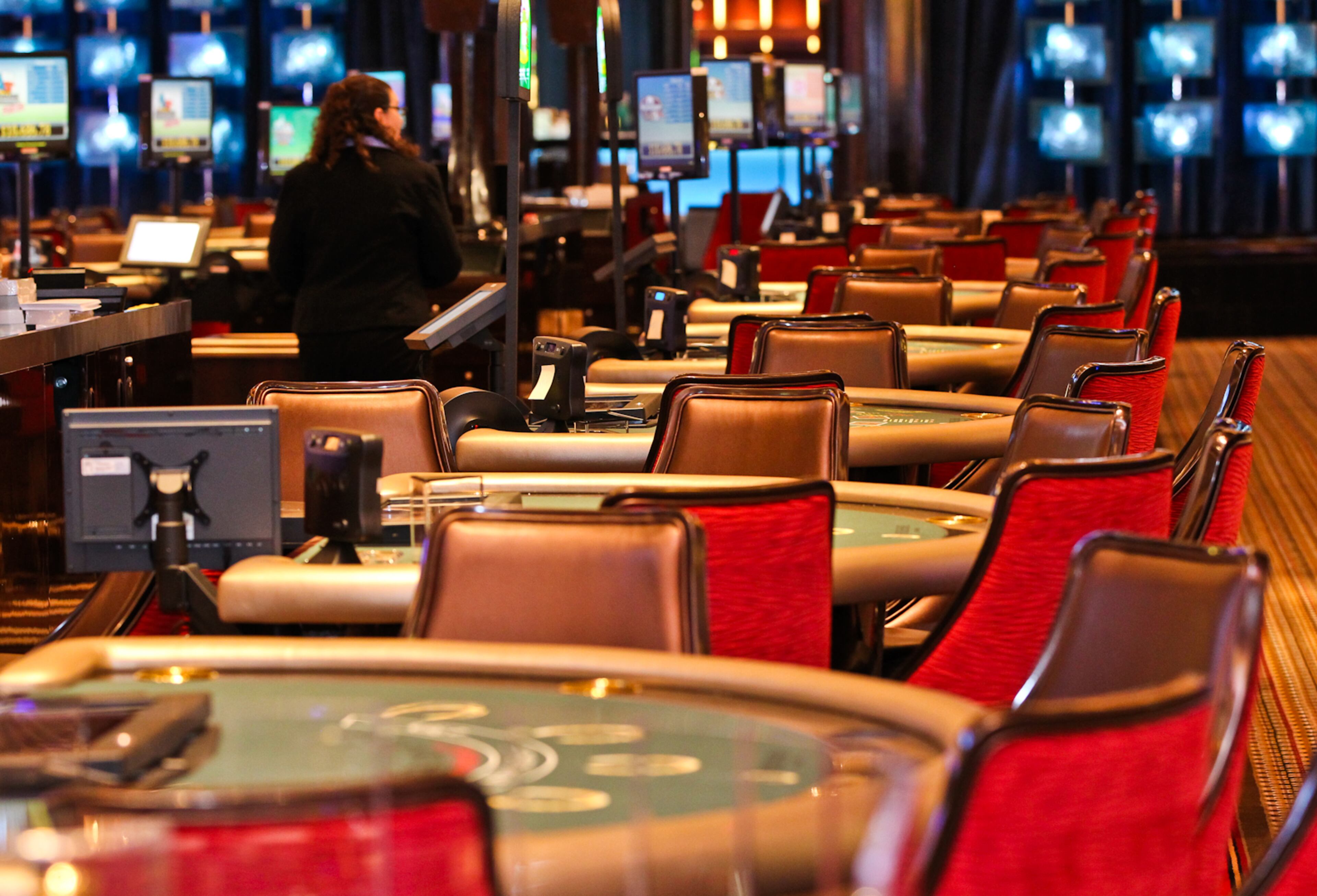 The Horseshoe Casino in downtown Cincinnati held a Media preview inside the casino Tuesday, Feb. 26, 2013. The casino will open to the public March 4. NICK DAGGY / STAFF