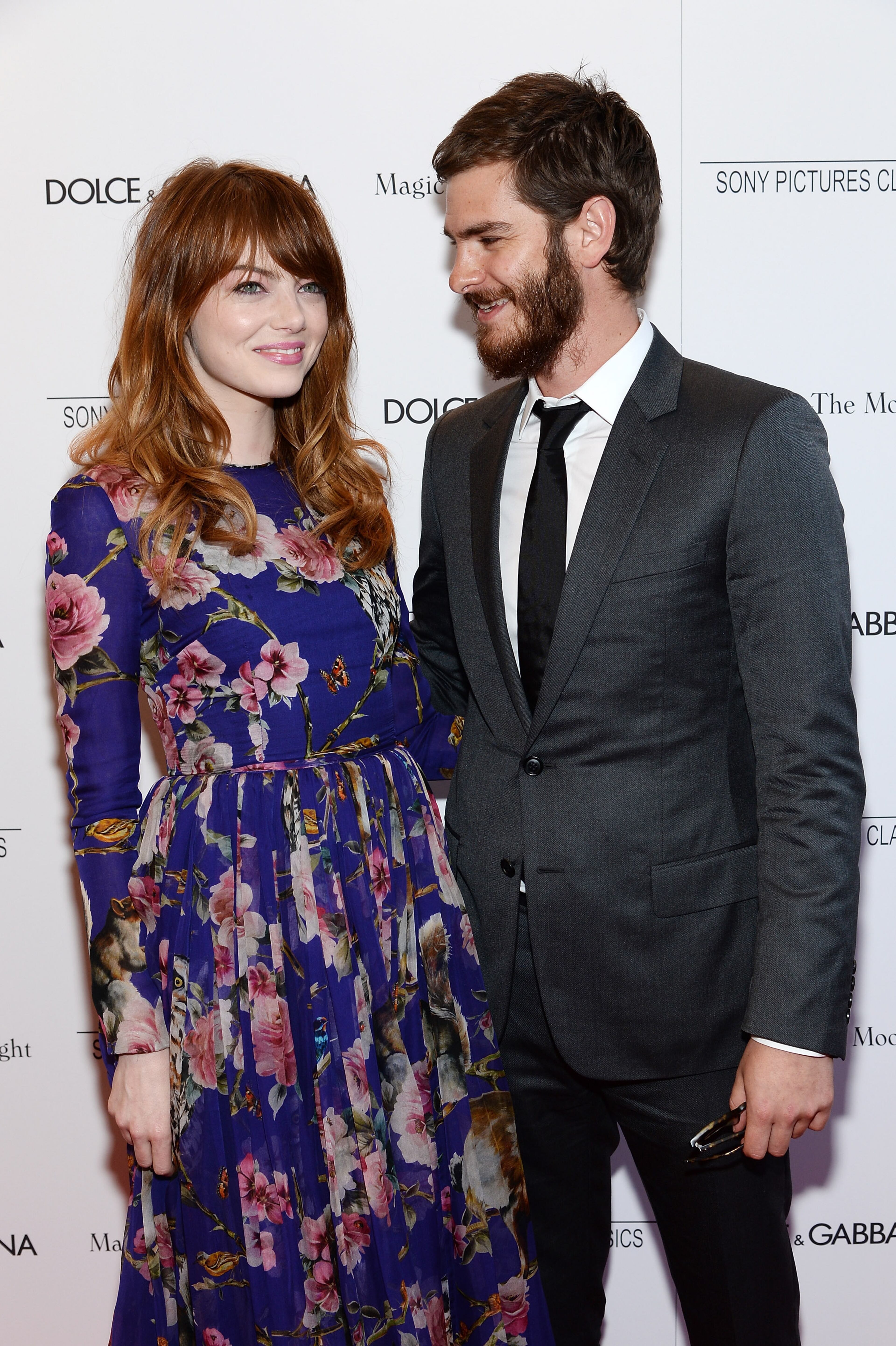 NEW YORK, NY - JULY 17: Actors Emma Stone and Andrew Garfield attend the "Magic In The Moonlight" premiere at the Paris Theater on July 17, 2014 in New York City. (Photo by Dimitrios Kambouris/Getty Images)