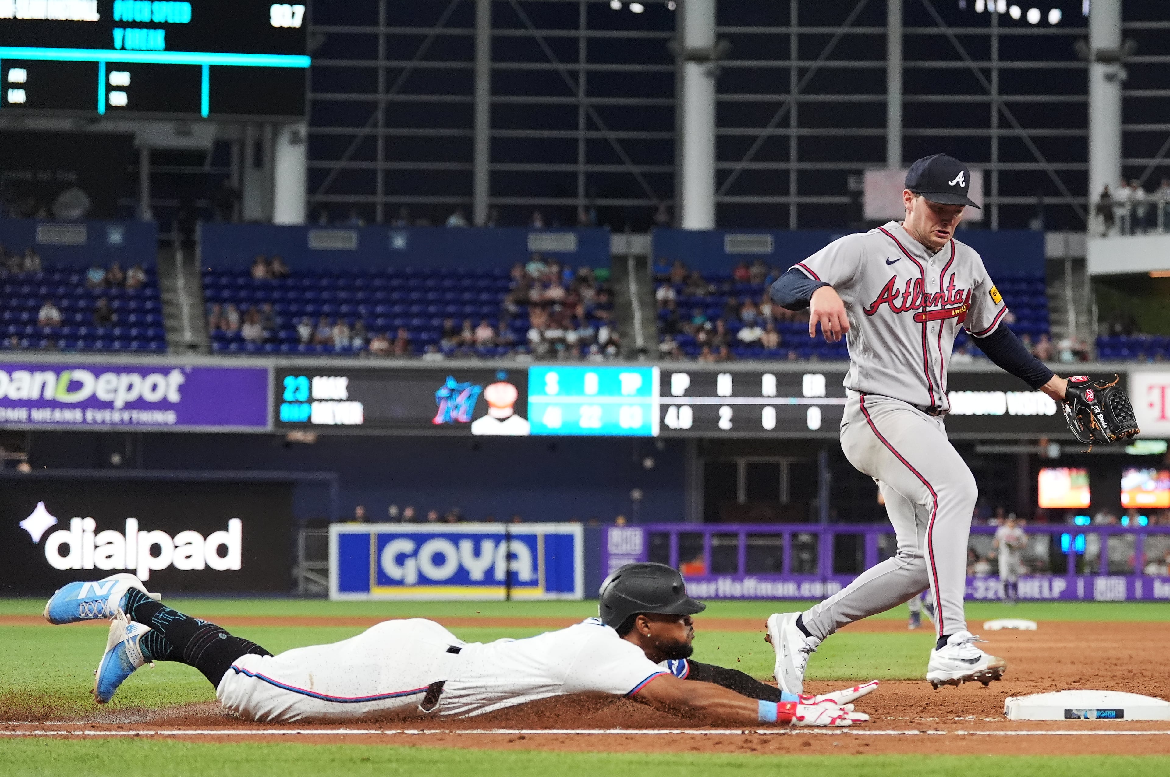 Braves Marlins Baseball