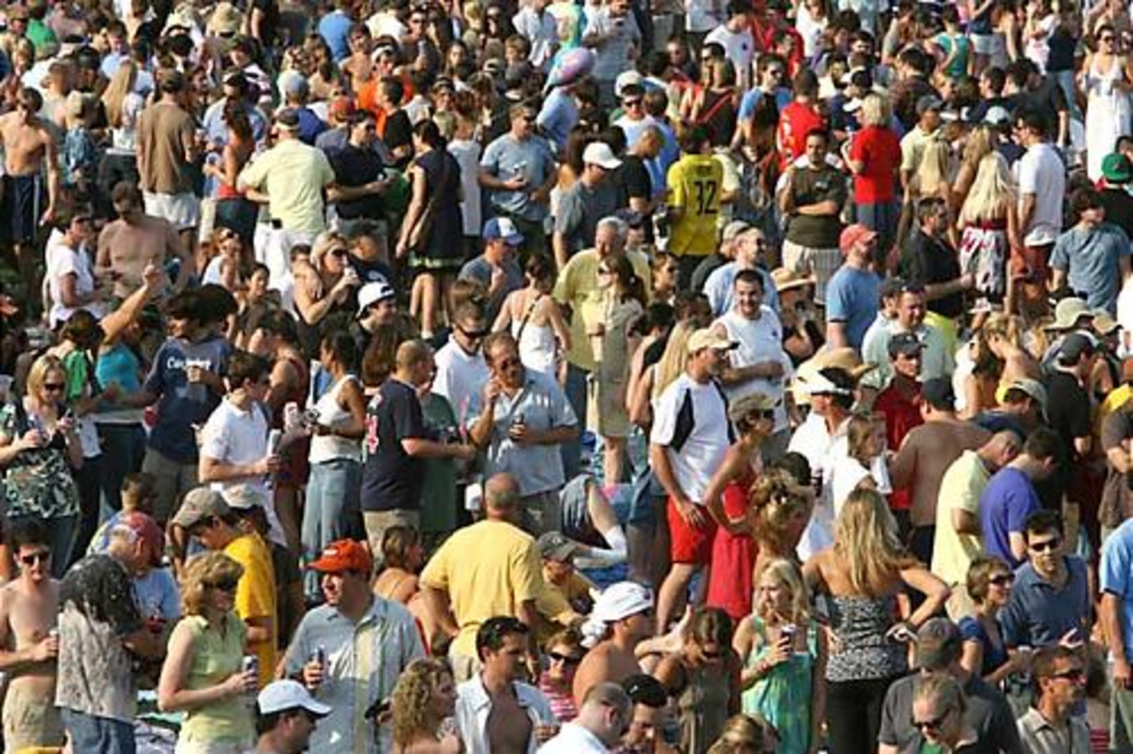 The crowd Saturday at Piedmont Park was elbow-to-elbow watching the Dave Matthews Band and The Allman Brothers Band at the Green Concert to benefit the Piedmont Park Conservancy.