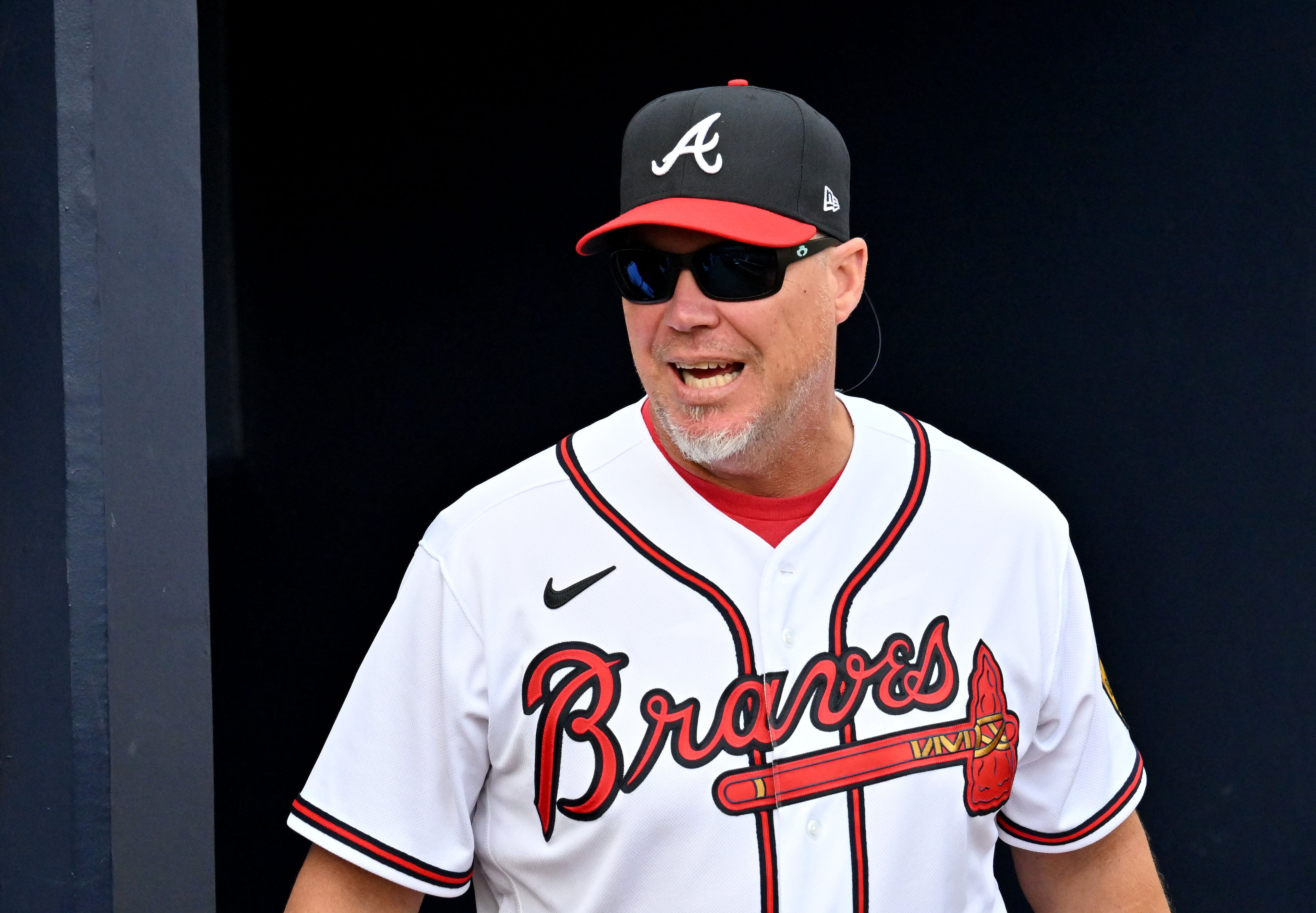 Atlanta Braves legend Chipper Jones drew a large response to a recent social media post. (Hyosub Shin/AJC)