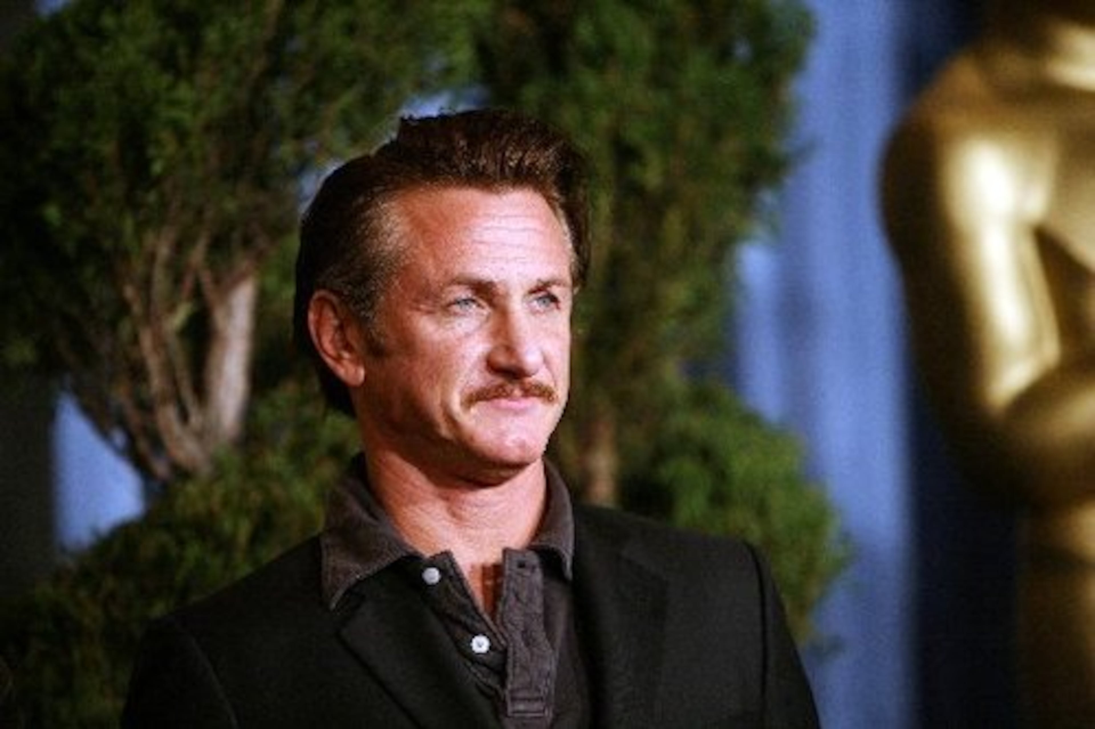 Sean Penn didn't crack a smile.