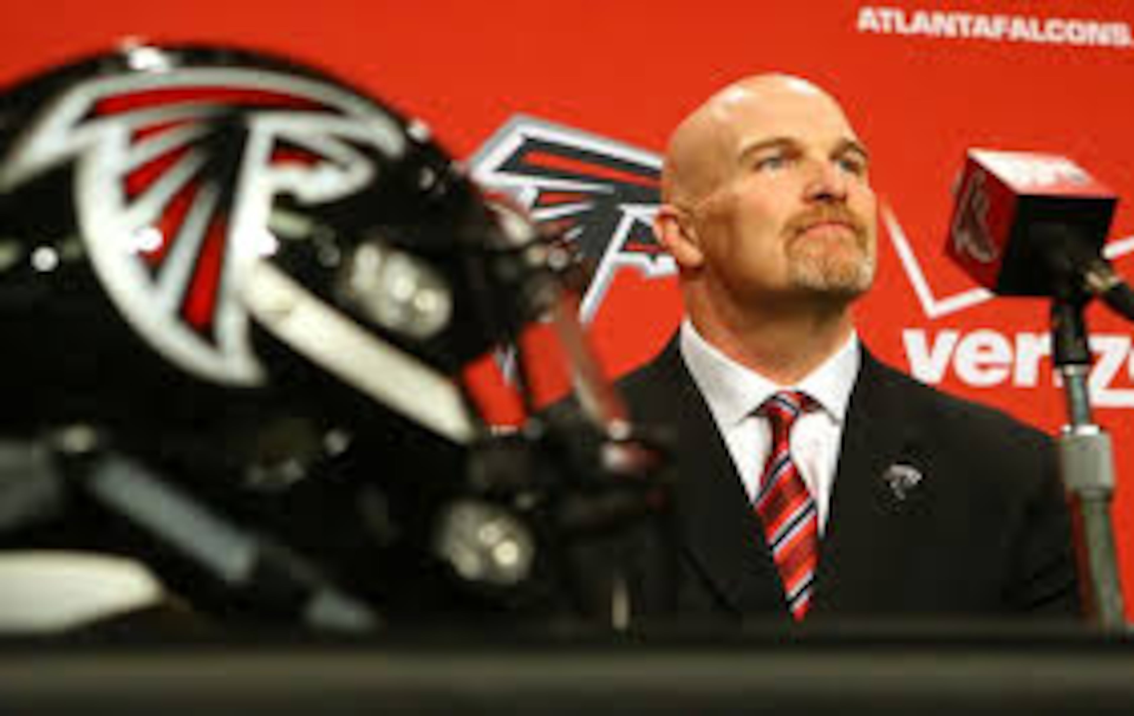 Falcons coach Dan Quinn.