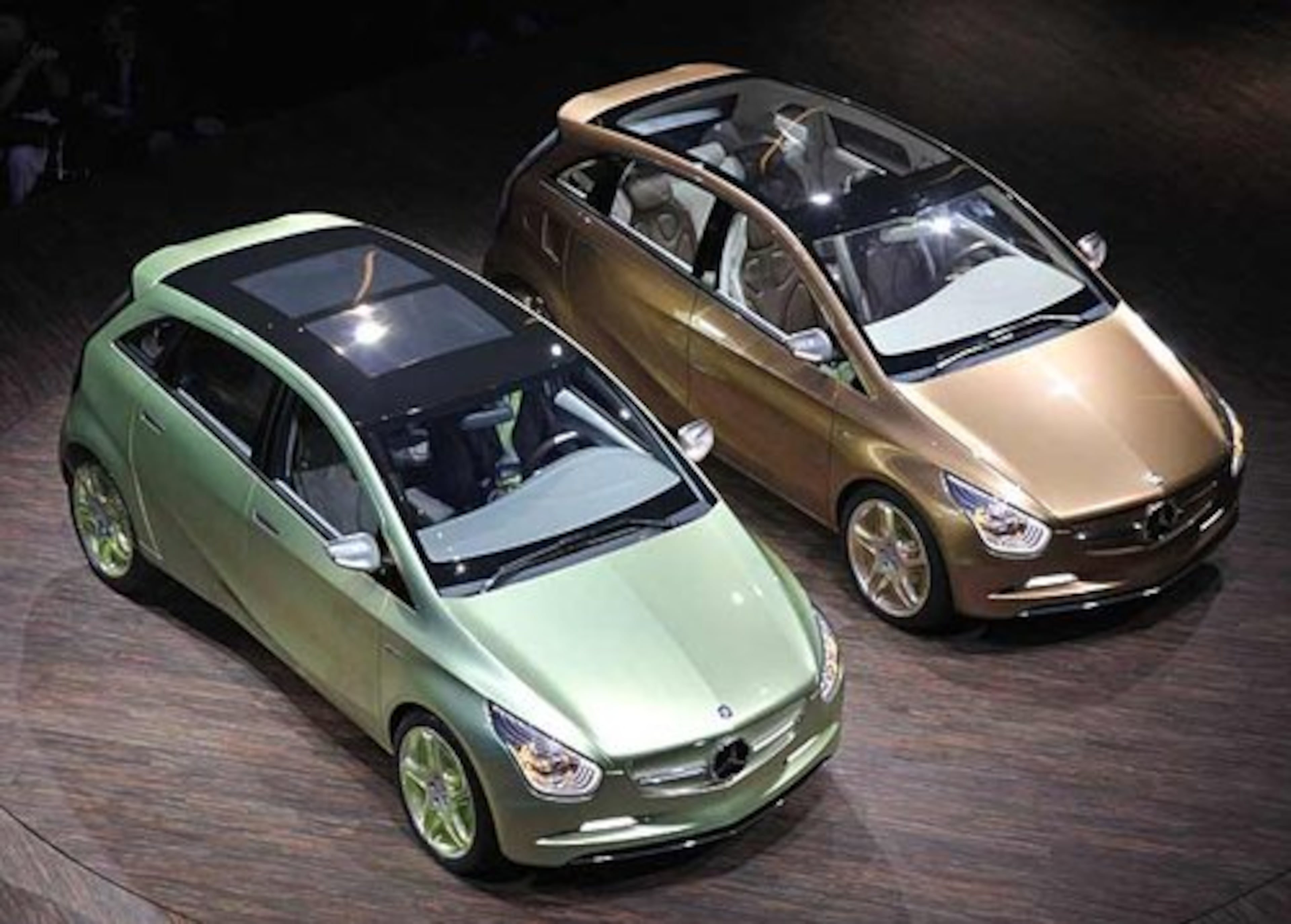 The Mercedes concept car Blue Zero E-Cell.